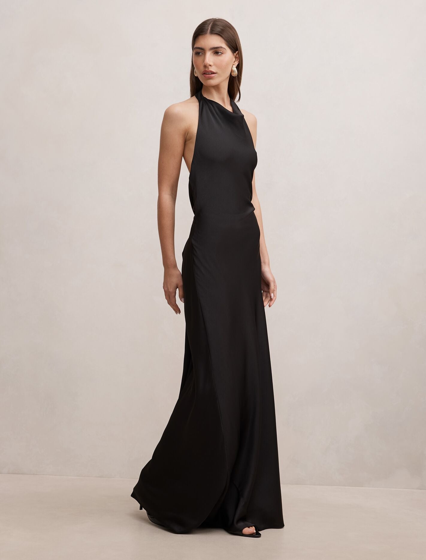 Drew Halter Back Tie Maxi Dress Forever New