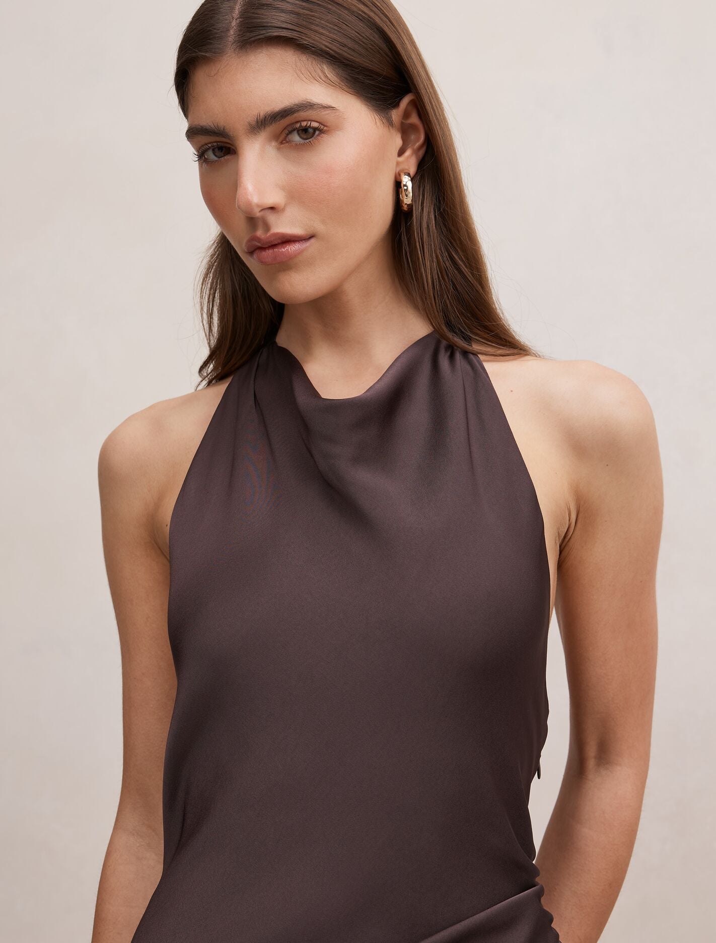 Drew Halter Back Tie Maxi Dress Forever New