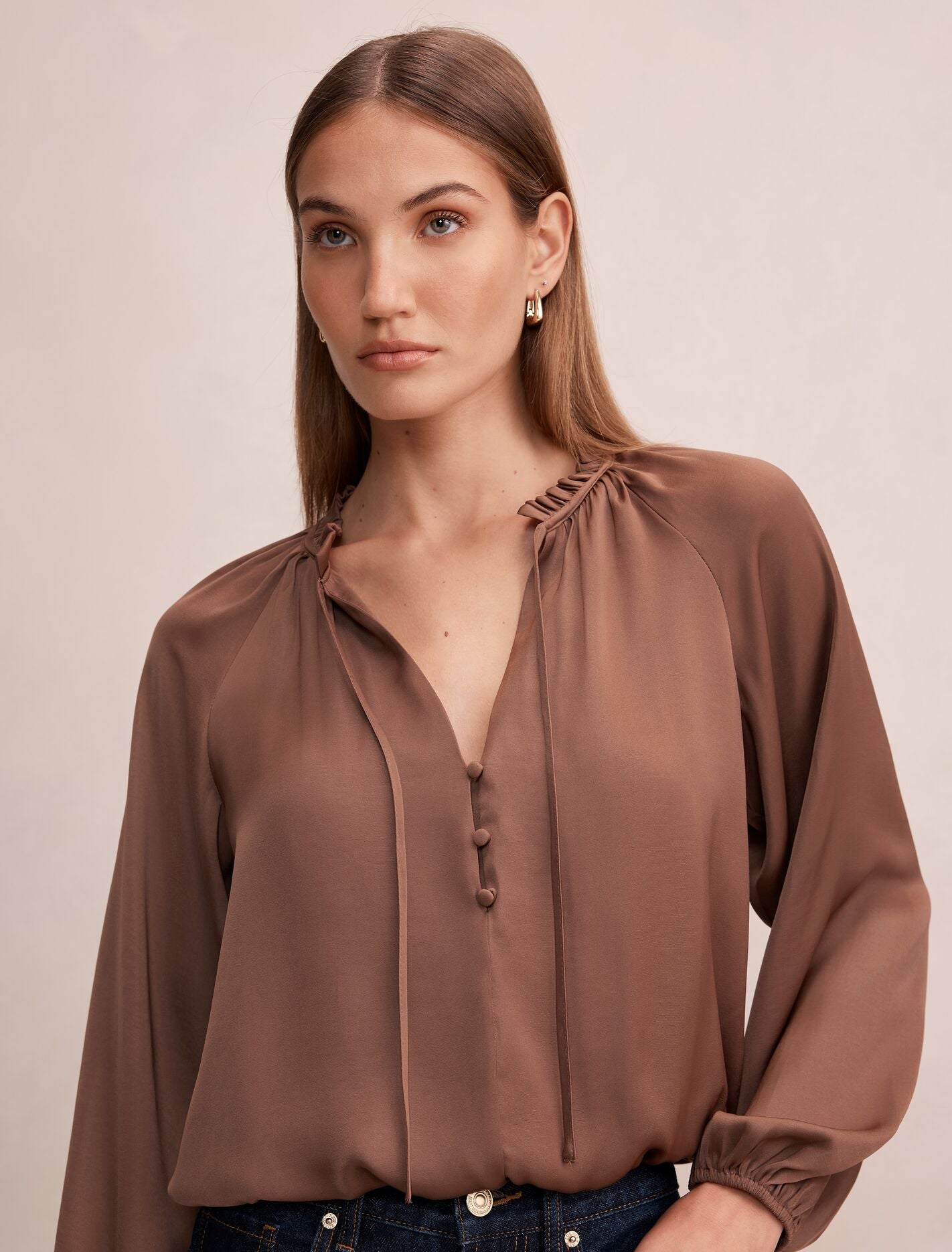 Rowan Bubble Hem Blouse