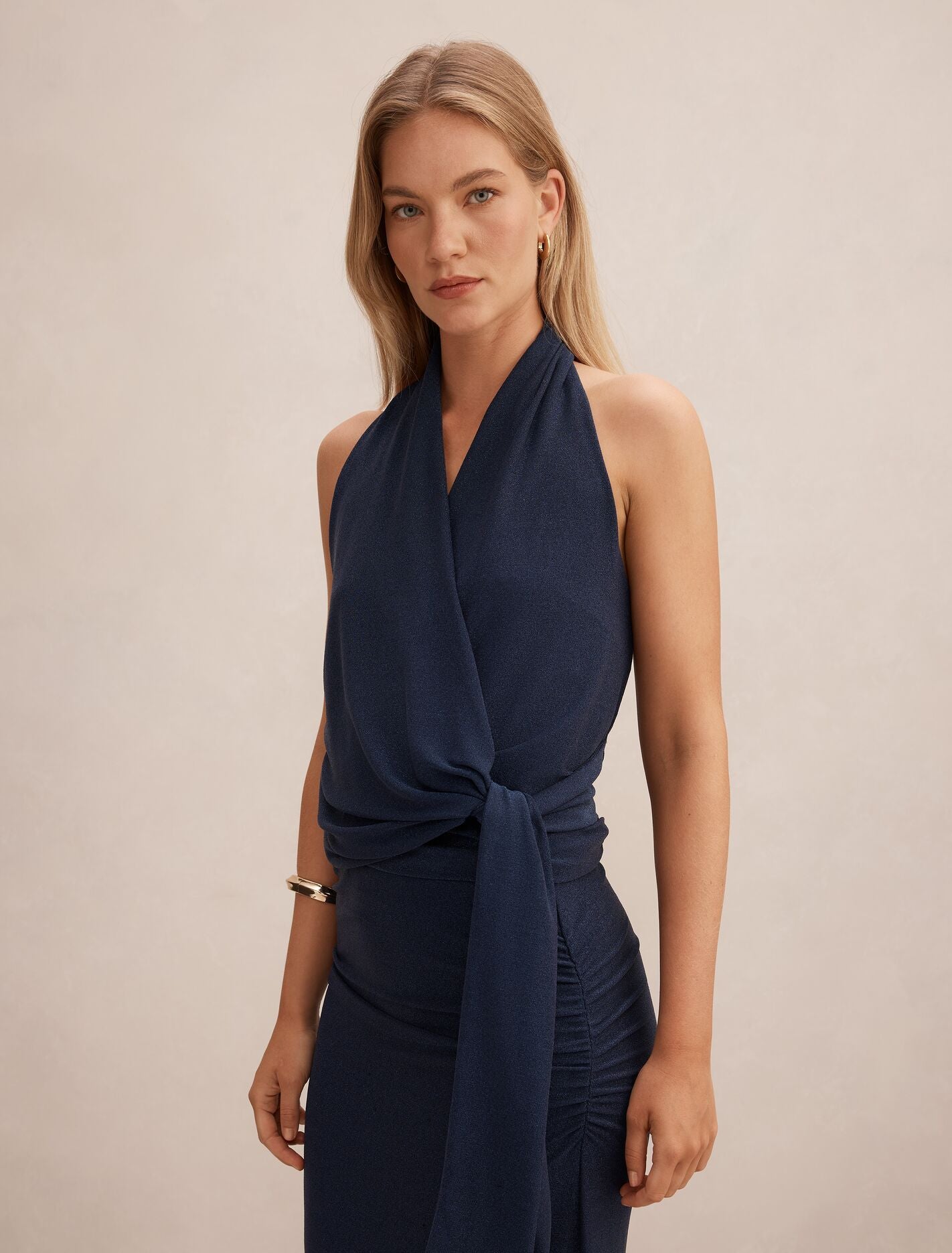 Gianna Wrap Halter Top Forever New