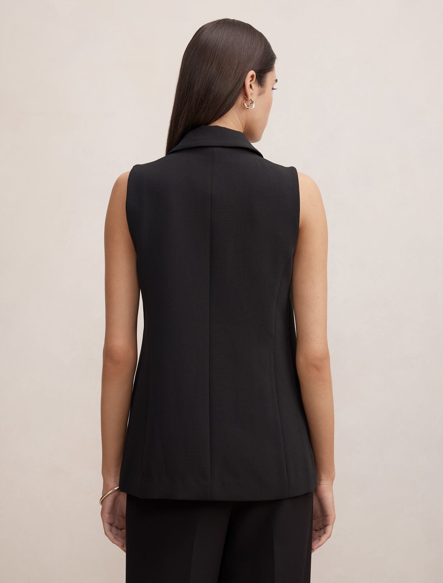 Dani Double Breasted Sleeveless Blazer Forever New