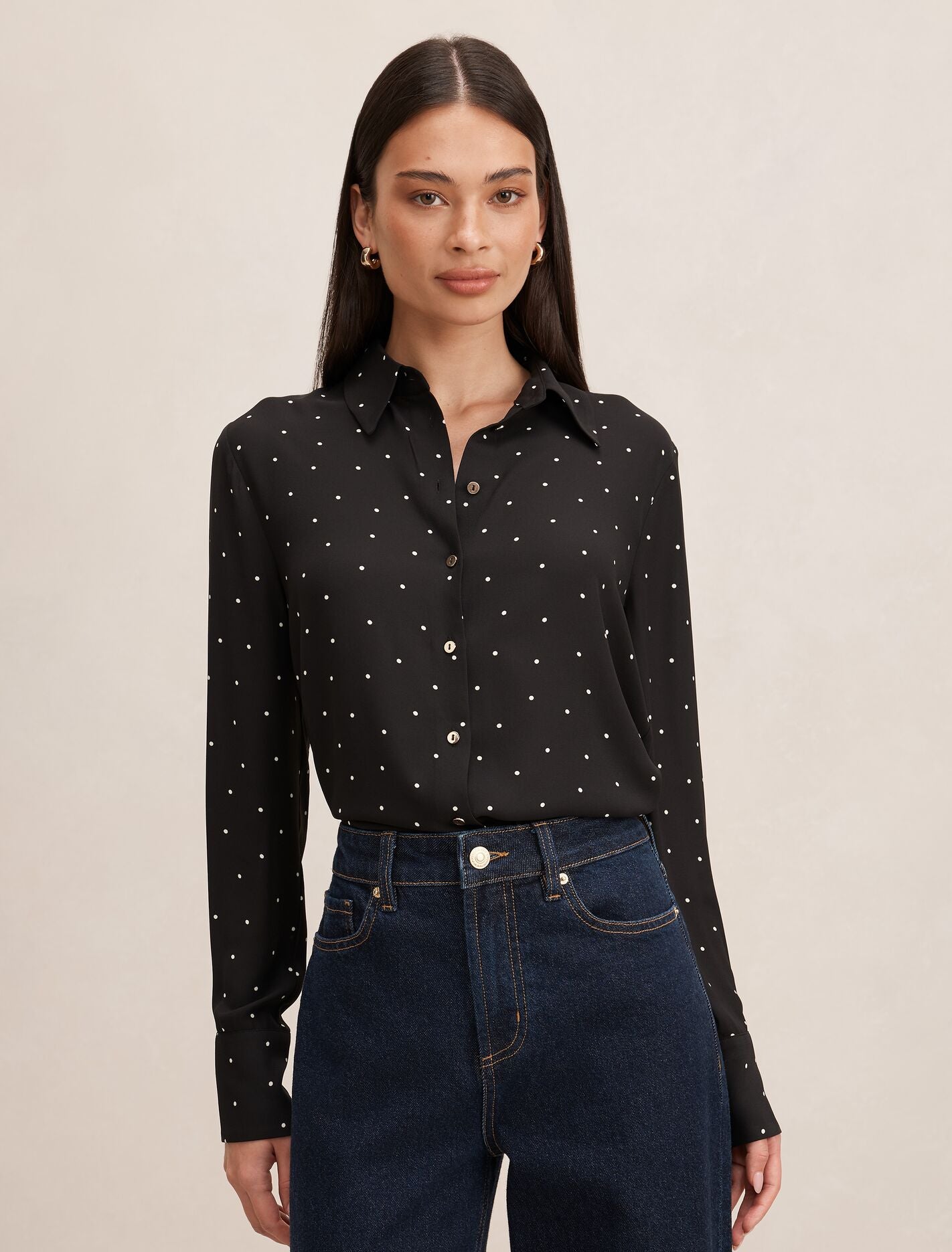 Anne Long Sleeve Shirt Lansell Spot Forever New