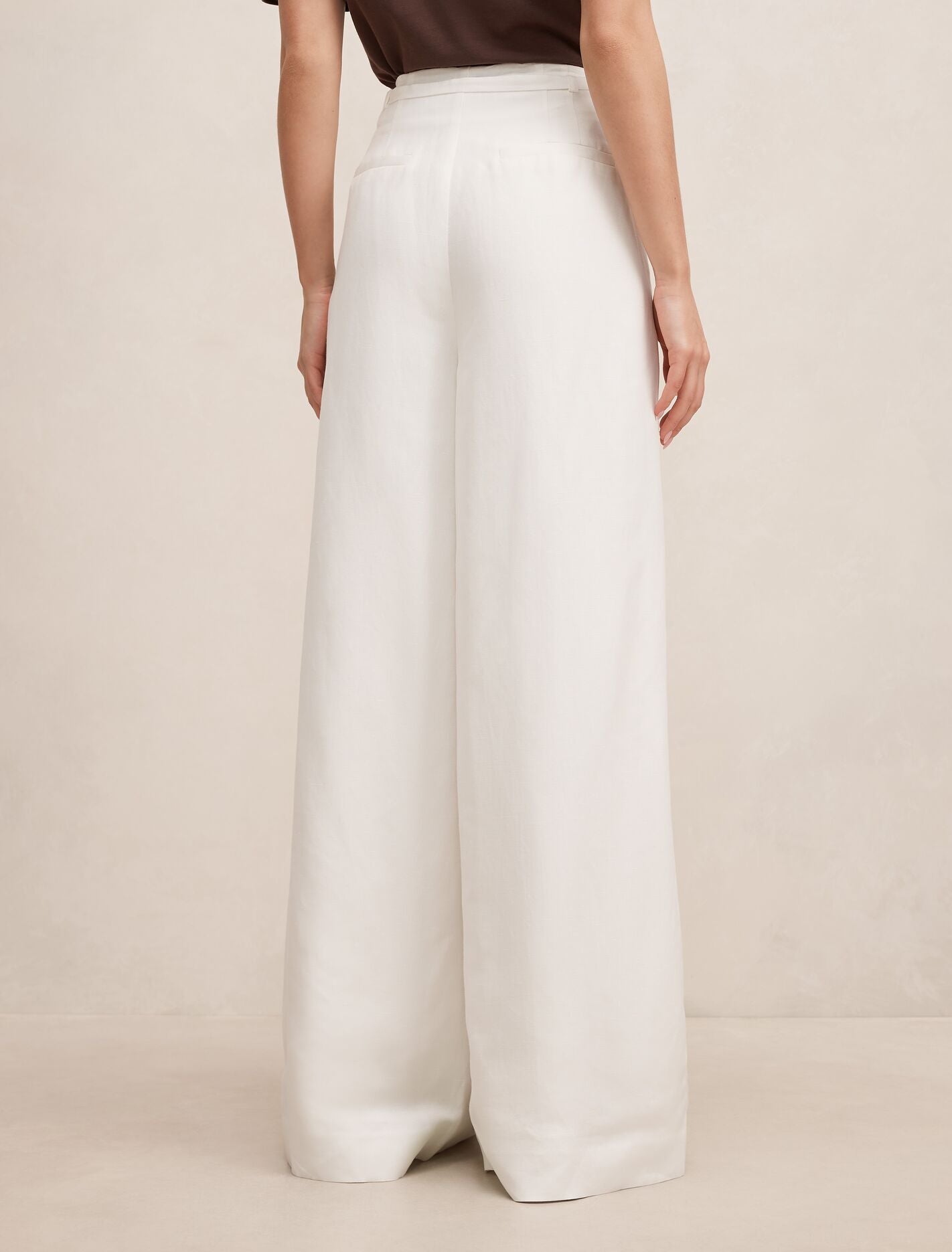 Matilda Linen Blend Wide Leg Pants Forever New