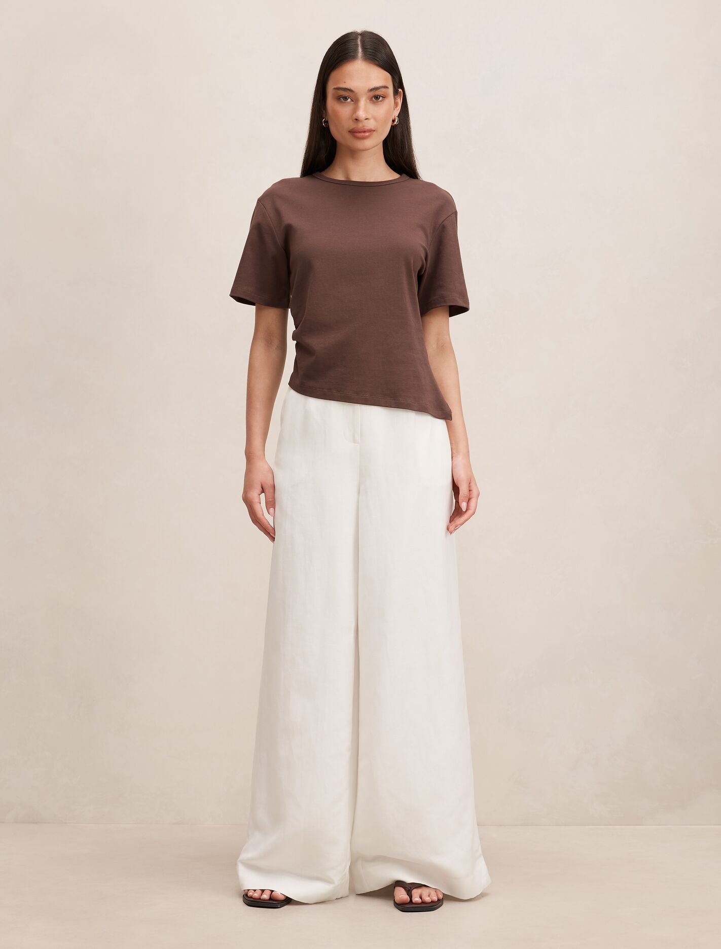 Matilda Linen Blend Wide Leg Pants Forever New