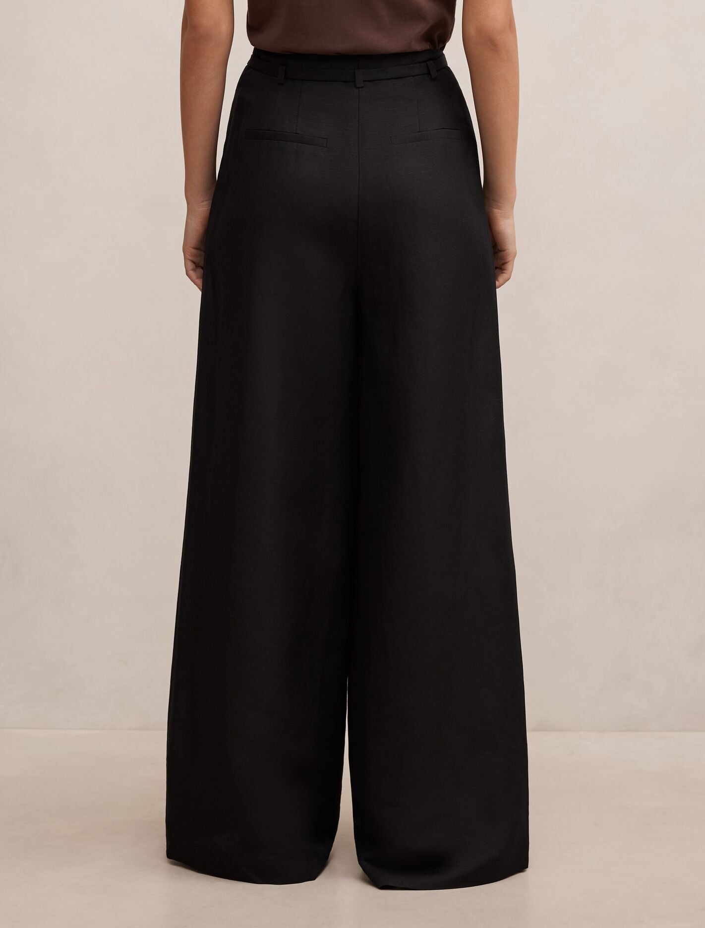 Matilda Linen Blend Wide Leg Pants Forever New