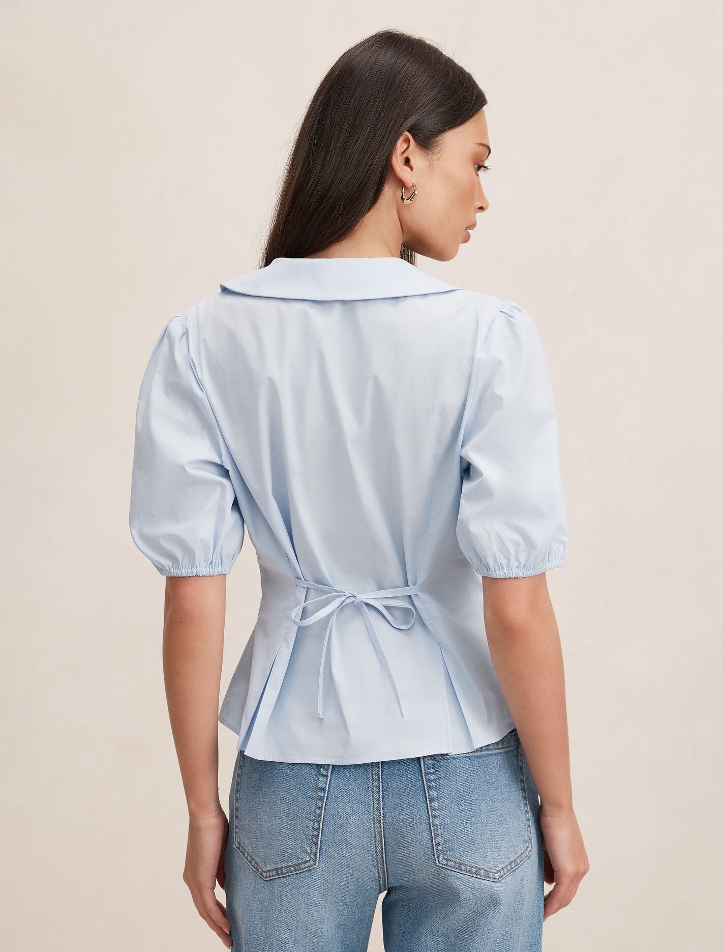 Gracie Bubble Sleeve Shirt Forever New