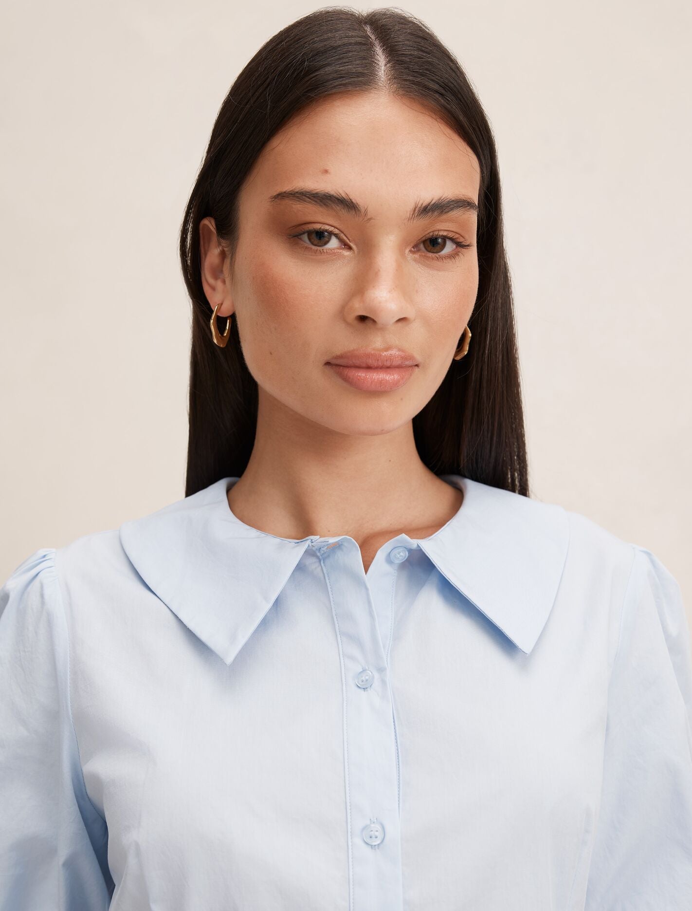 Gracie Bubble Sleeve Shirt Forever New