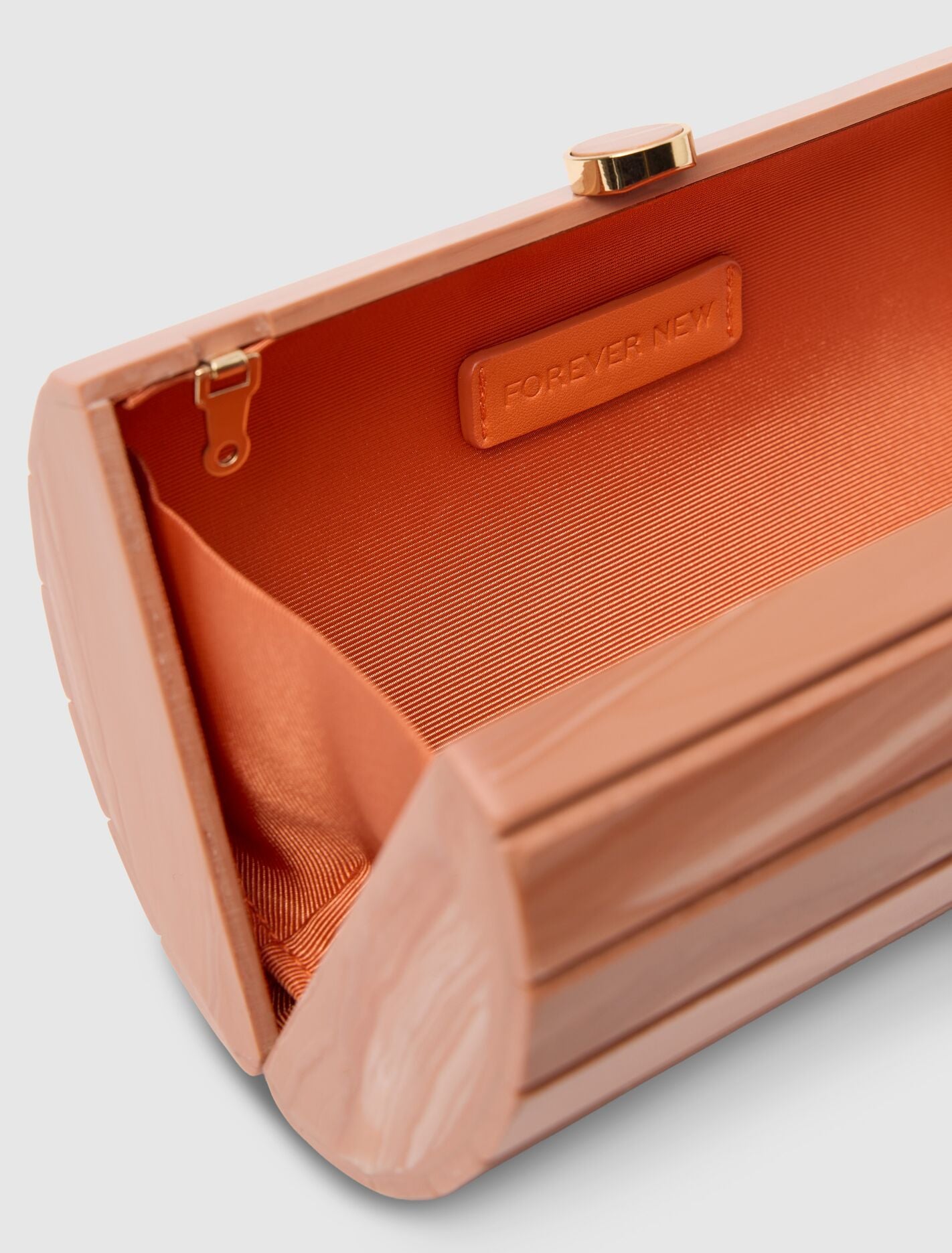 Abbey Acrylic Rectangular Clutch Forever New