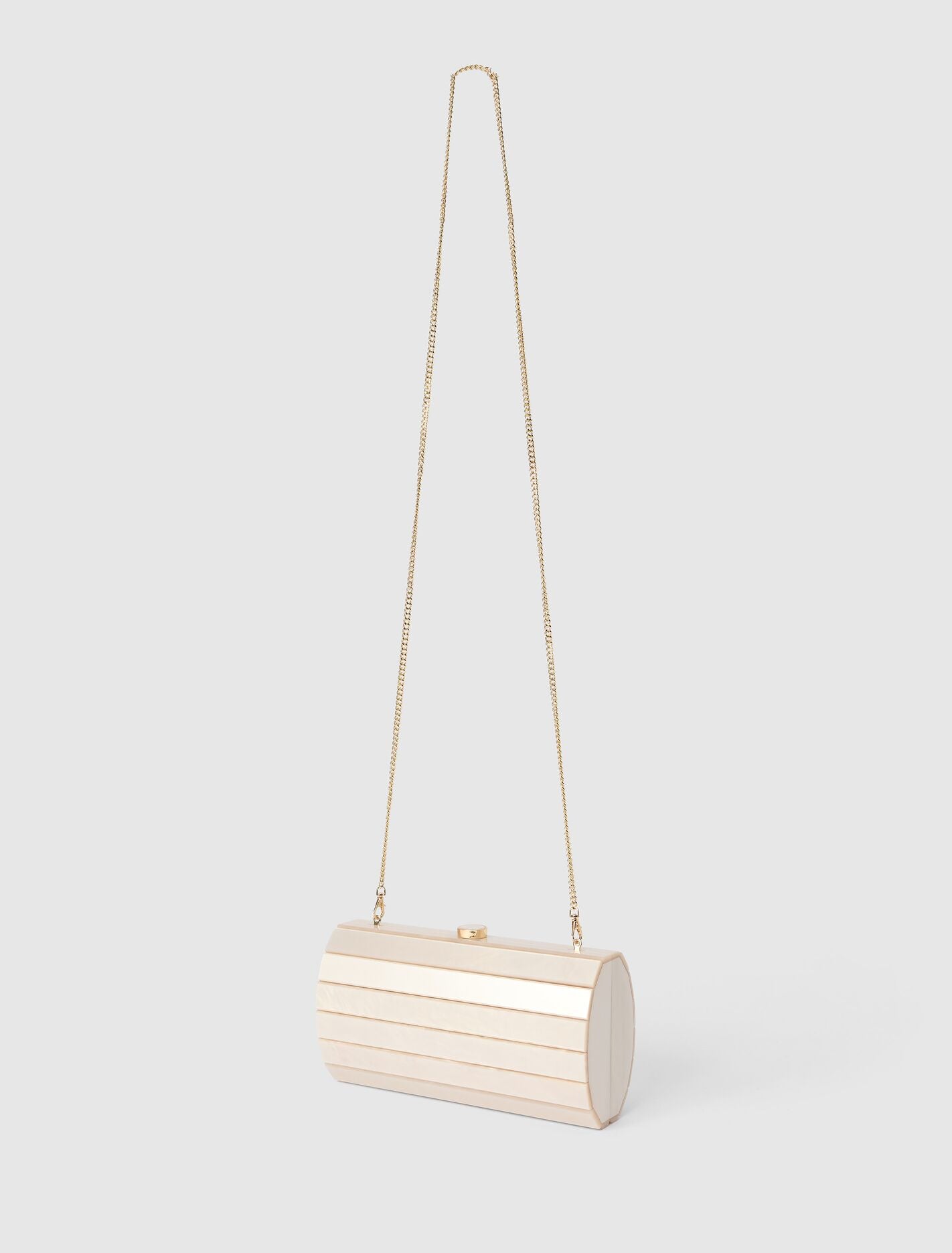 Abbey Acrylic Rectangular Clutch Forever New