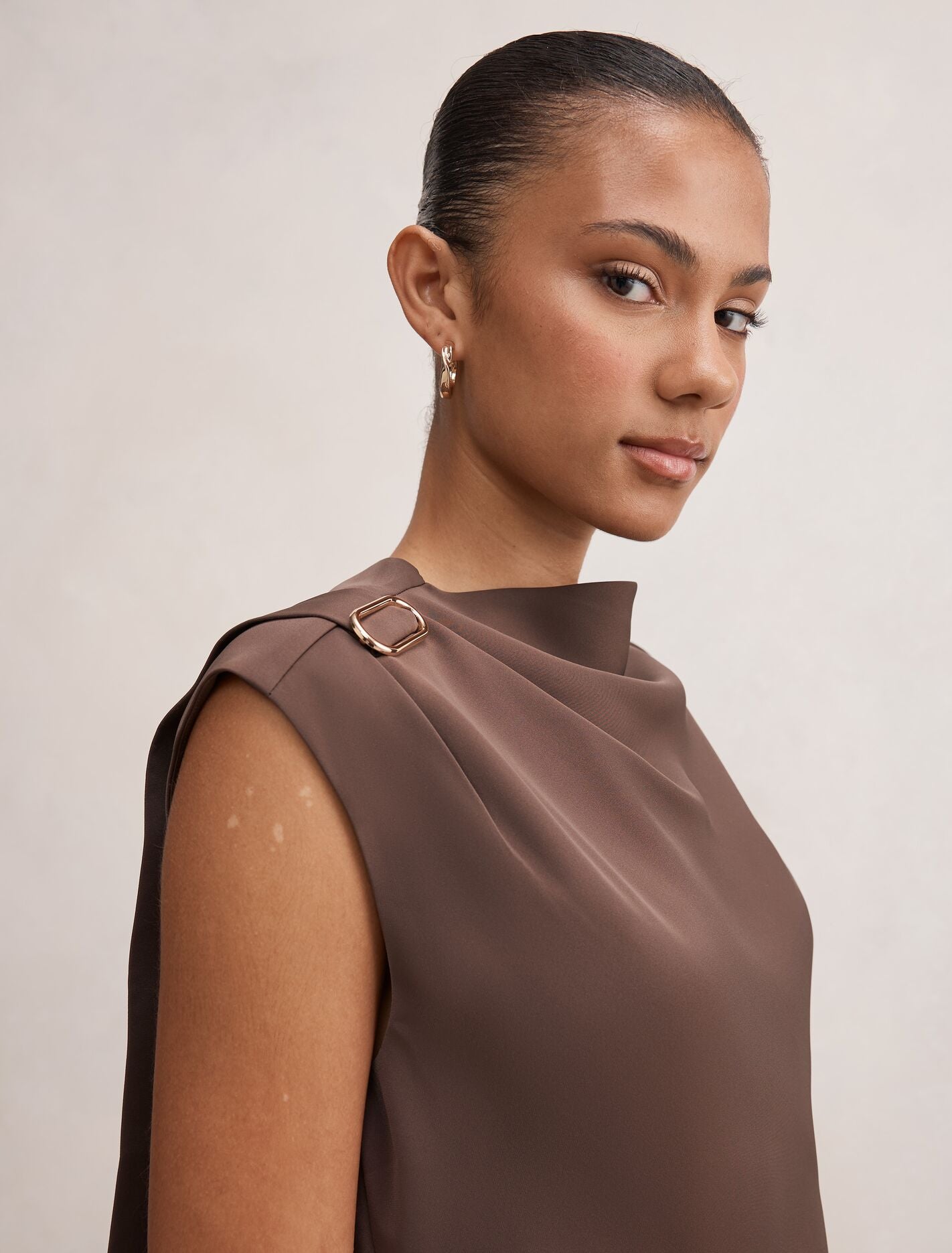 Kris Gold Hardware Detail Top Forever New
