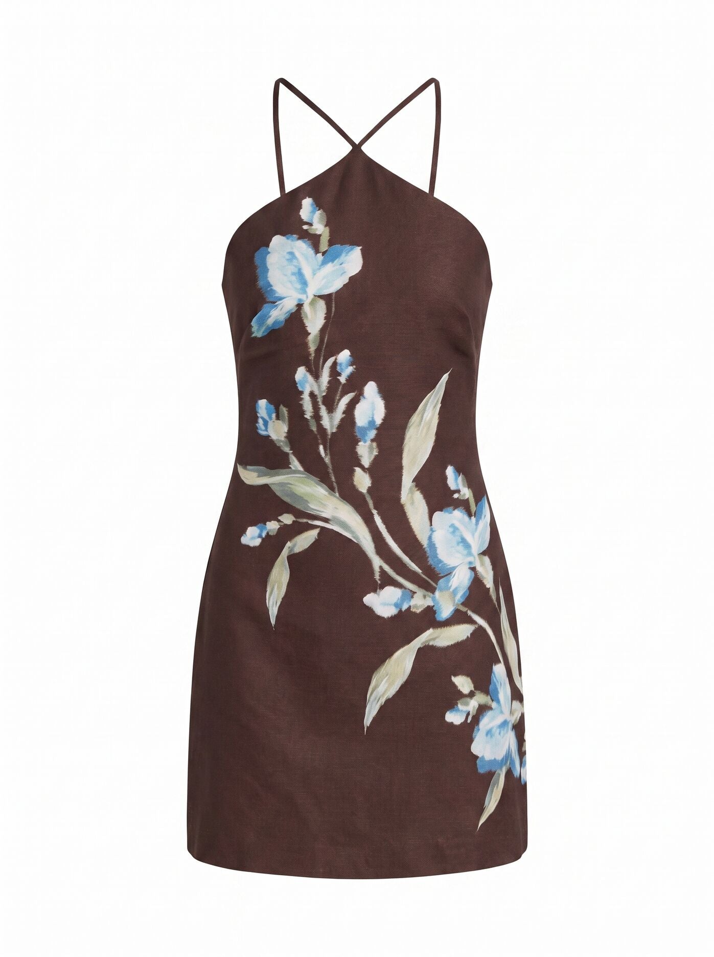 Beau Halter Neck Mini Dress Forever New