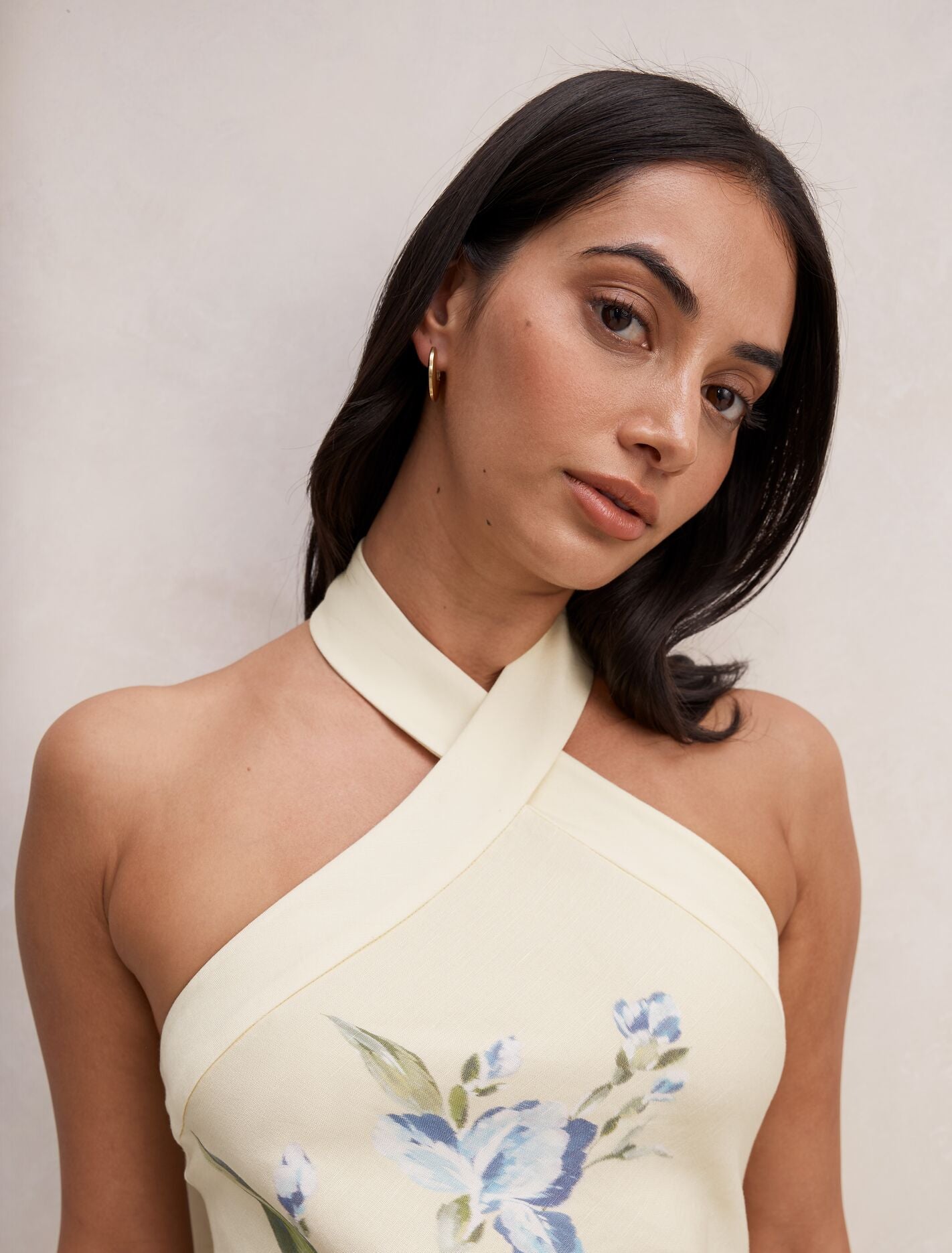 Tabitha Halter Neck Midi Dress Forever New