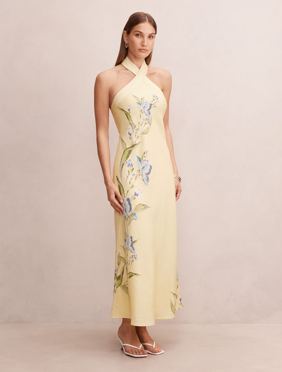 Tabitha Halter Neck Midi Dress Forever New