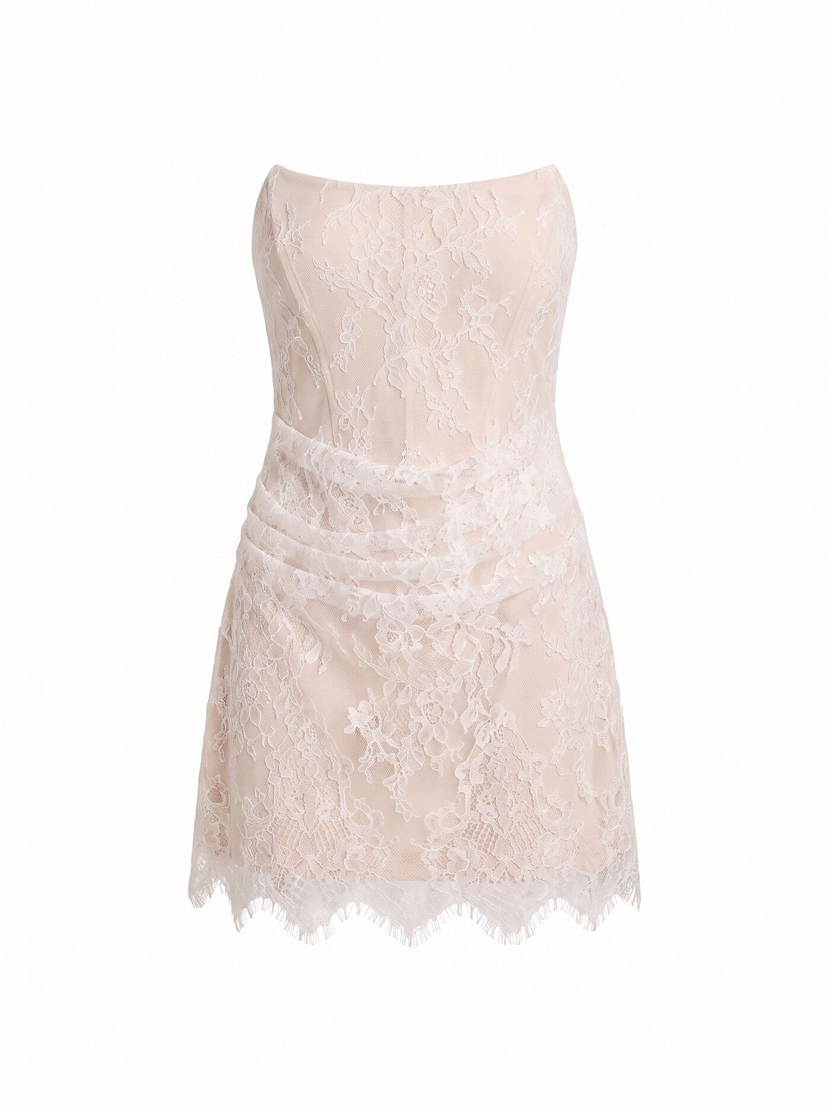 Brenna Corset Lace Mini Dress Forever New