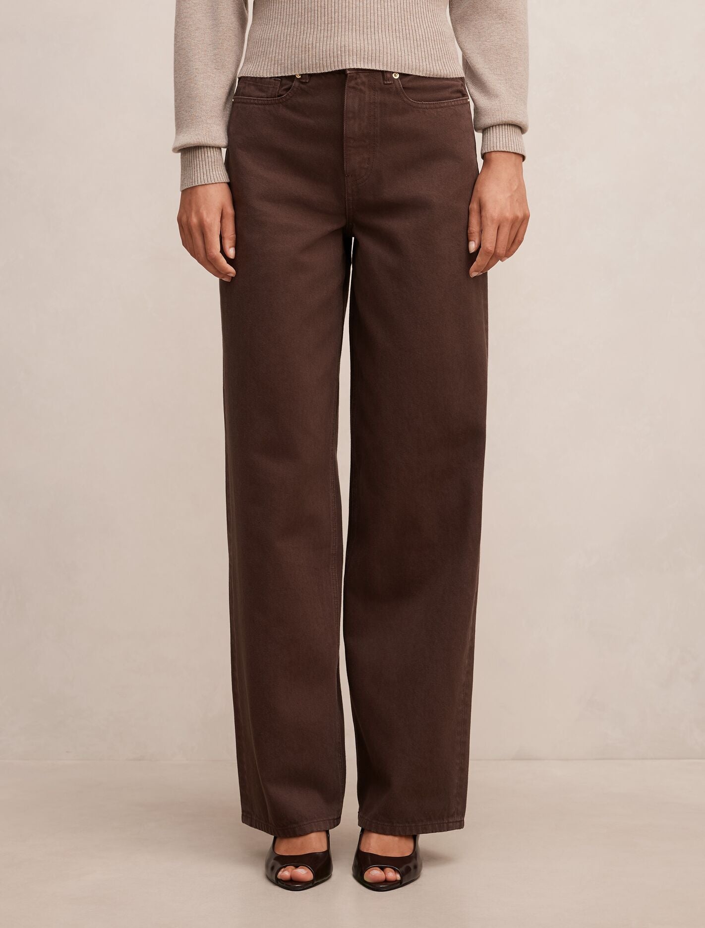 Gia High-Rise Wide Leg Jeans Forever New