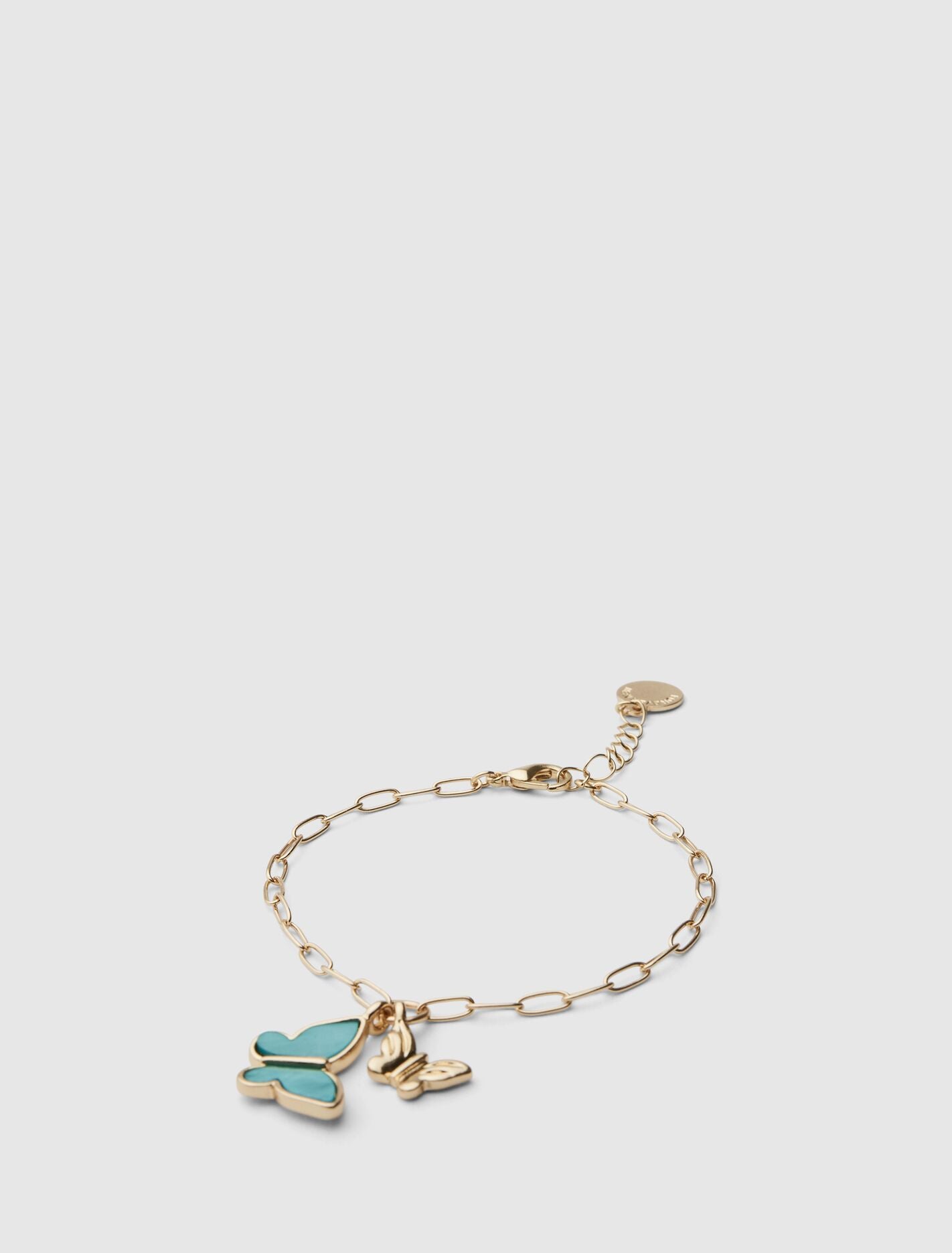 Blair Butterfly Bracelet 0 Teal Gold Forever New