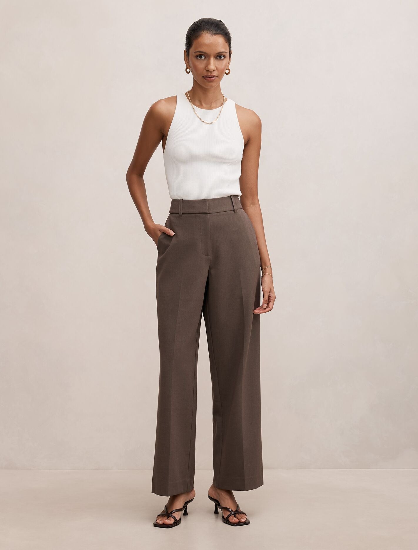 Ada Petite Straight Leg Pants Forever New