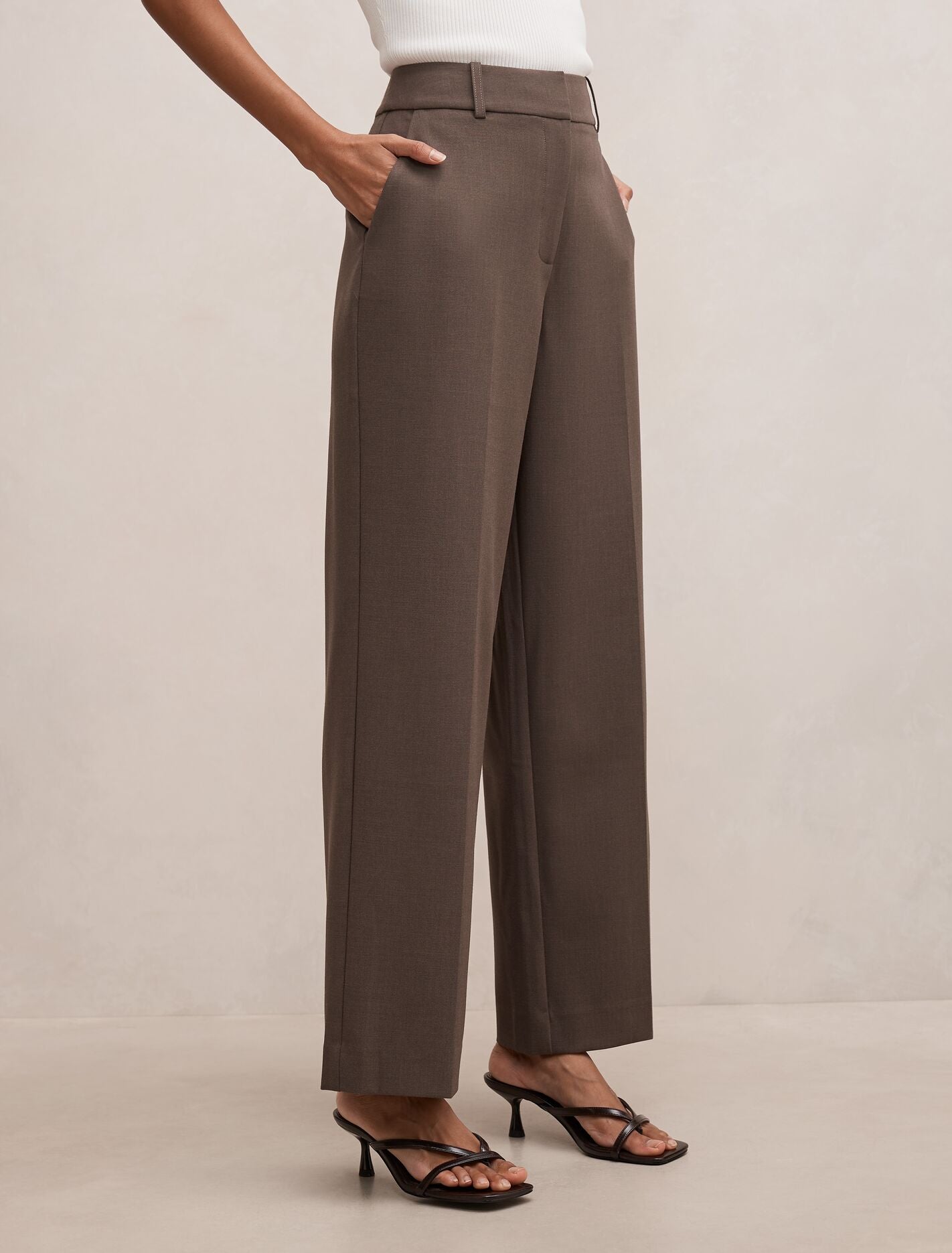 Ada Petite Straight Leg Pants Forever New