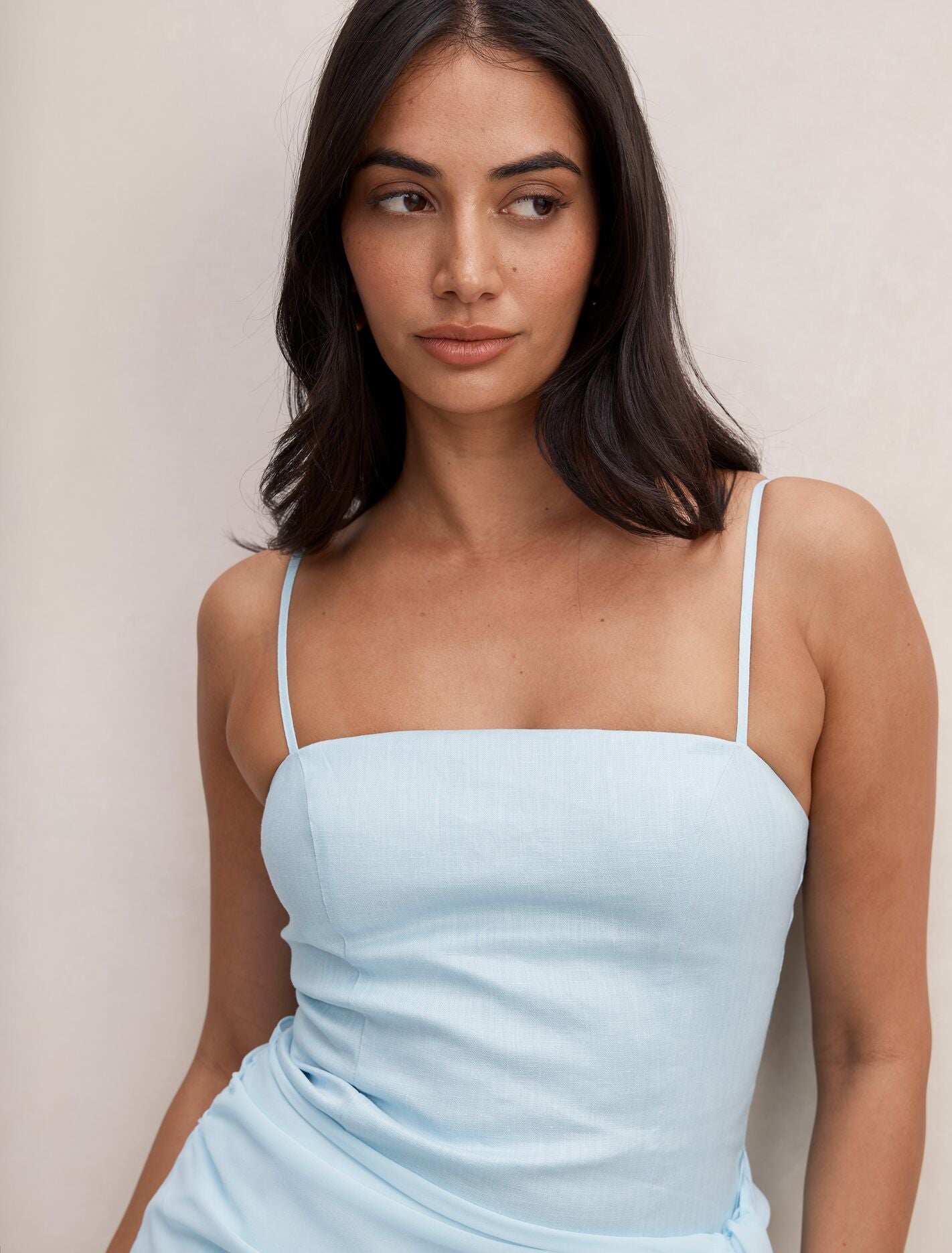 Sienna Linen Sarong Mini Dress Forever New