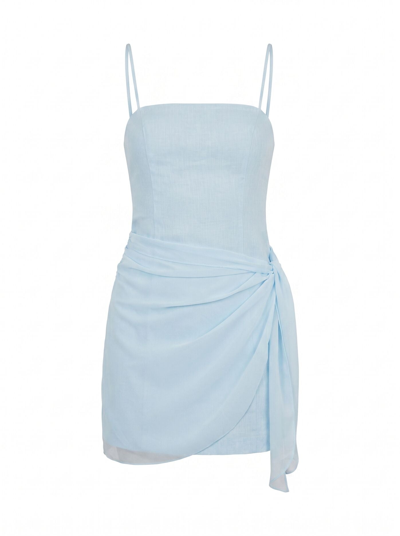 Sienna Linen Sarong Mini Dress Forever New
