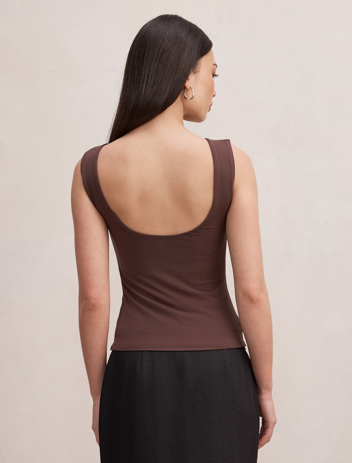 Bonnie Scoop Back Tank Top Forever New