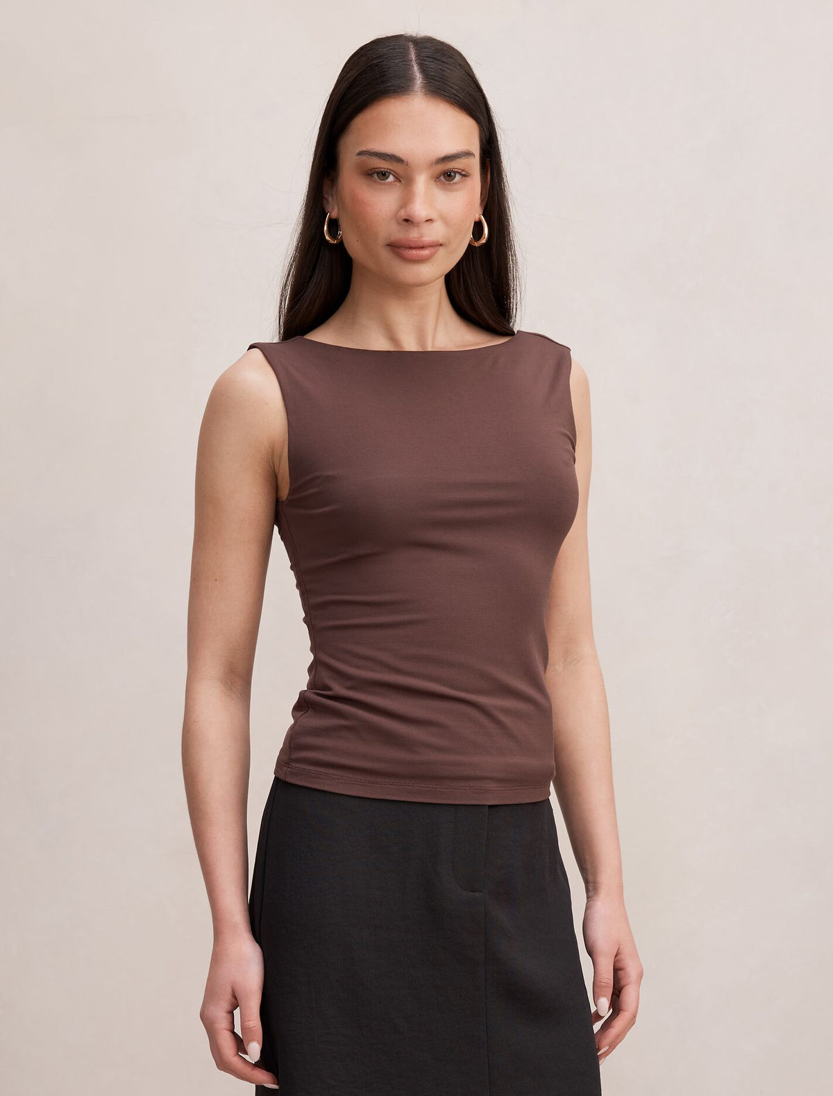Bonnie Scoop Back Tank Top Forever New