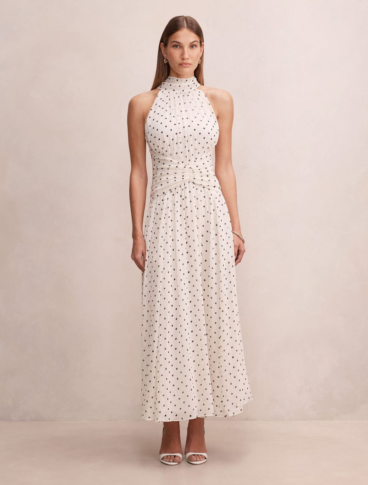 Marianna Draped Scarf Maxi Dress Kinsey Spot Forever New