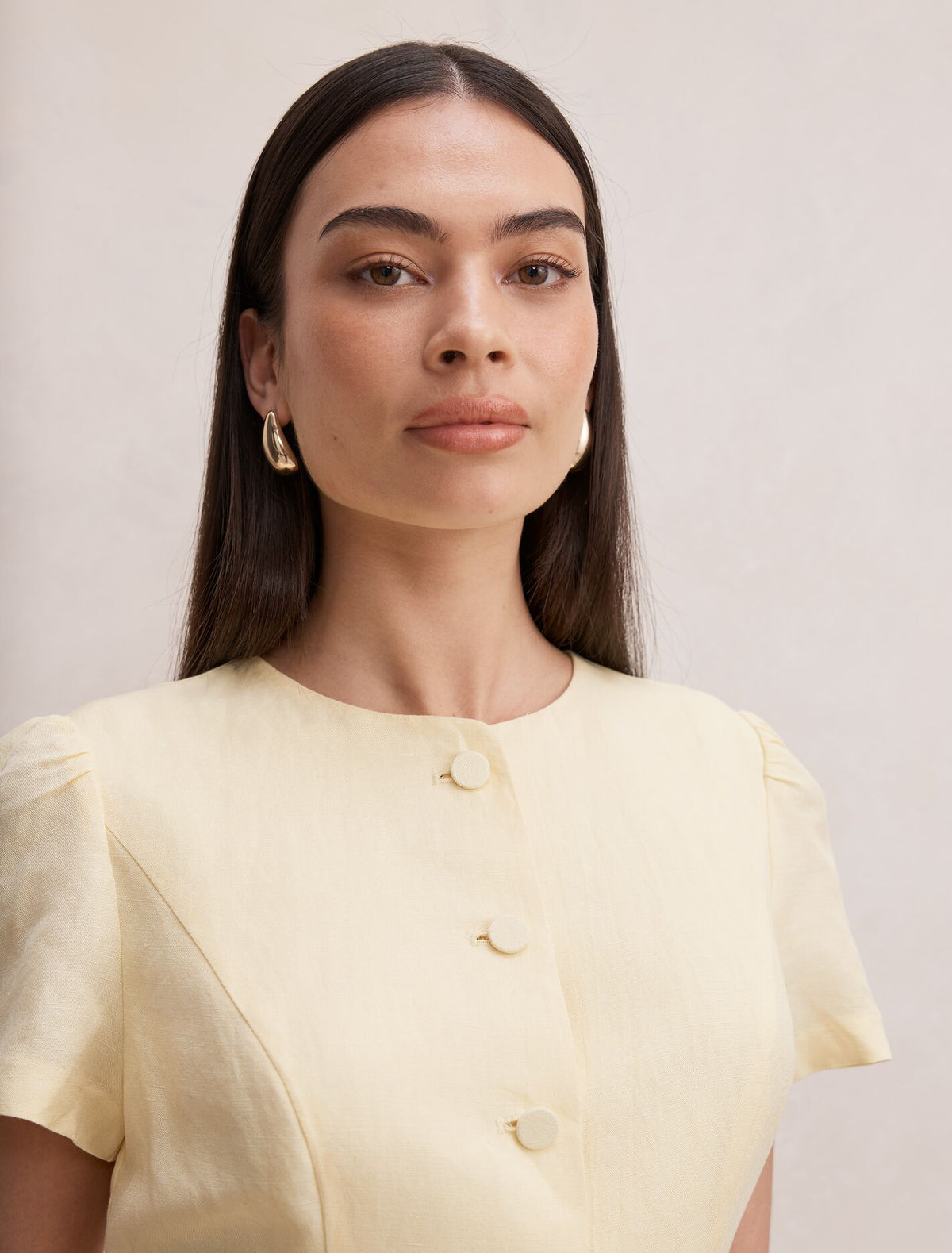 Cartia Button Down Top Forever New