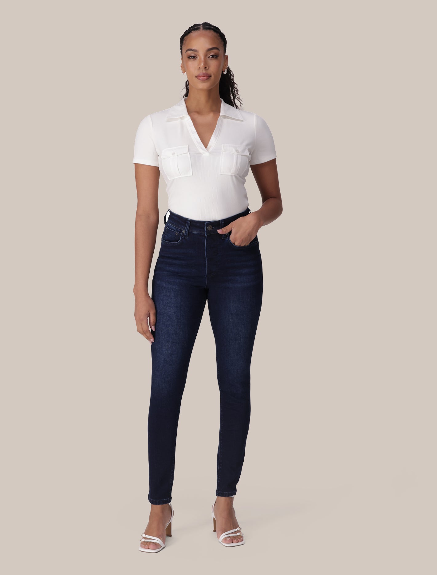 Nala Mid-Rise Skinny Jeans
