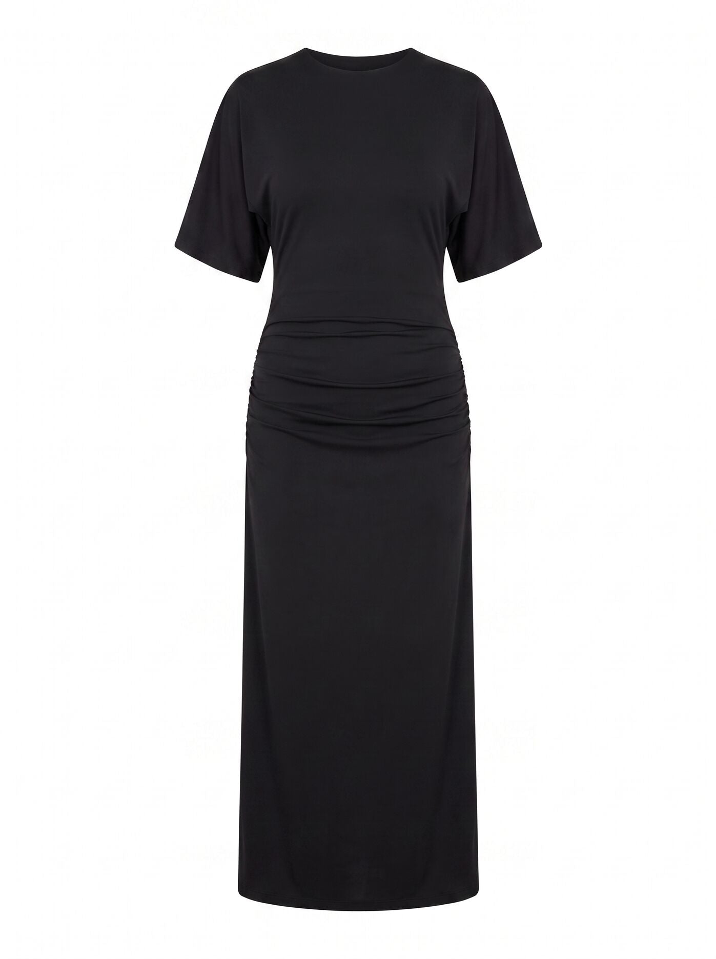 Colbie Gathered Jersey Midi Dress Forever New