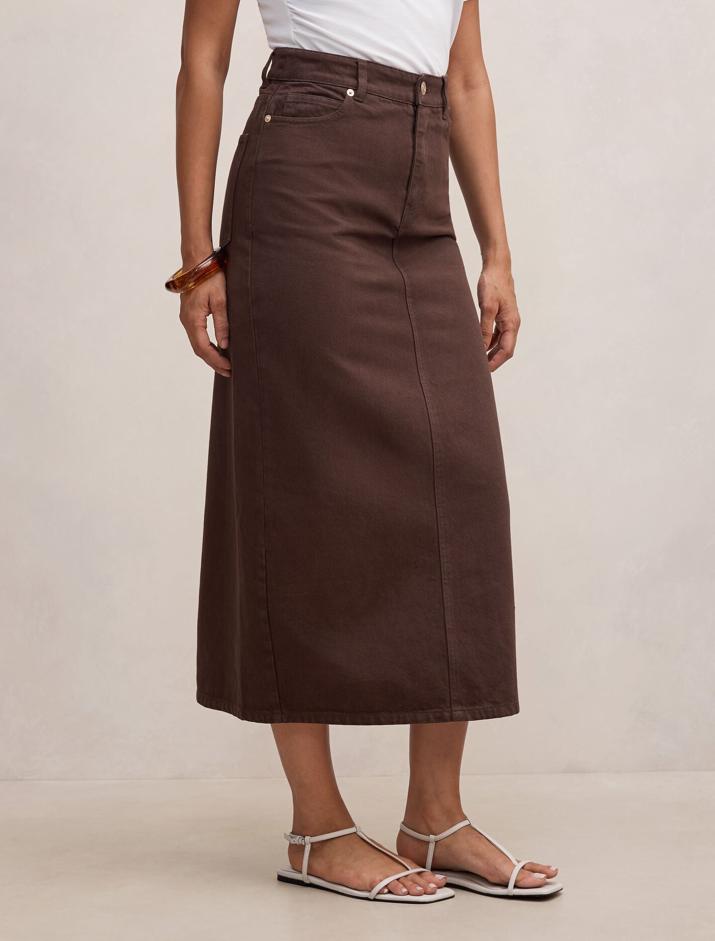 Paloma Denim Maxi Skirt Forever New