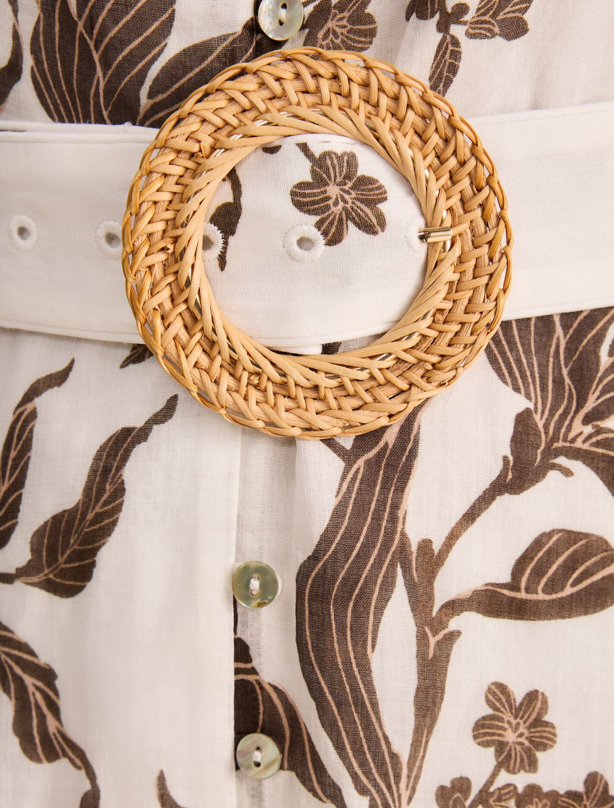 Bree Printed Shirt Midi Dress