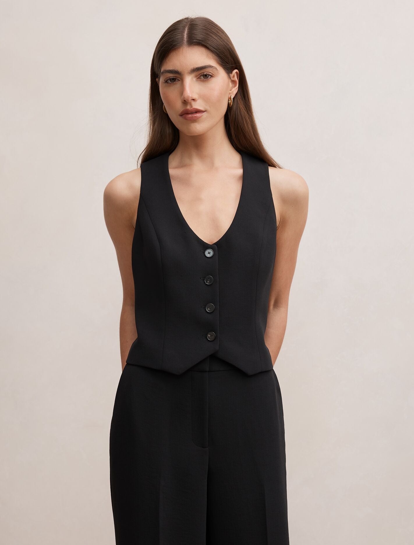 Paloma Waistcoat Black Suit Forever New