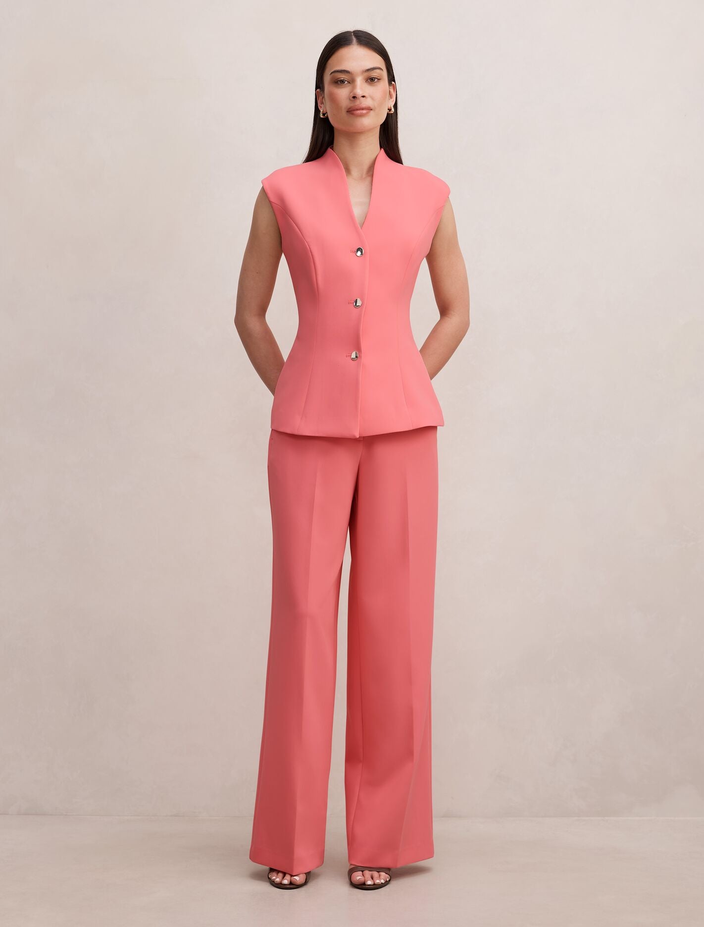 Pia Wide Leg Suit Pants Forever New