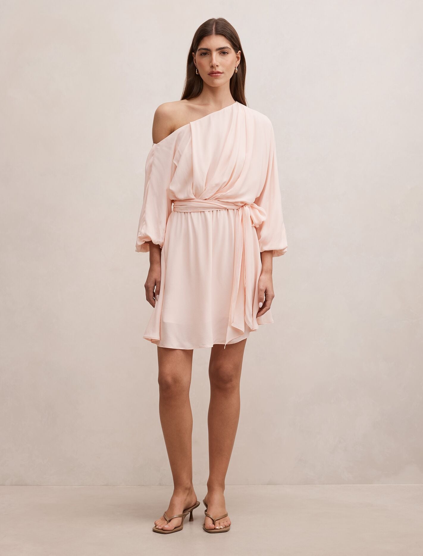 Samantha Tipped Draped Mini Dress Forever New