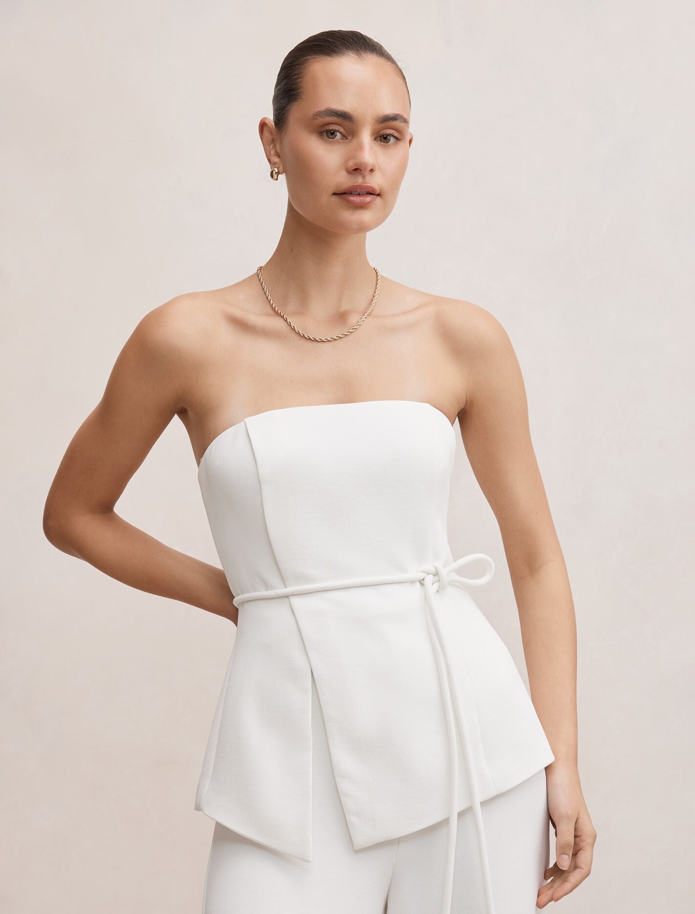 Kehlani Strapless Jumpsuit Forever New
