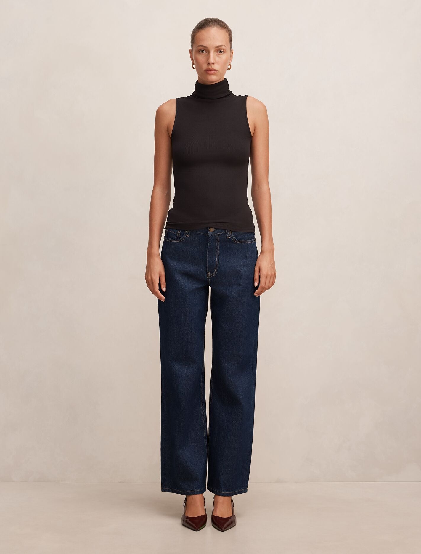 Kate Roll Neck Tank Top Forever New