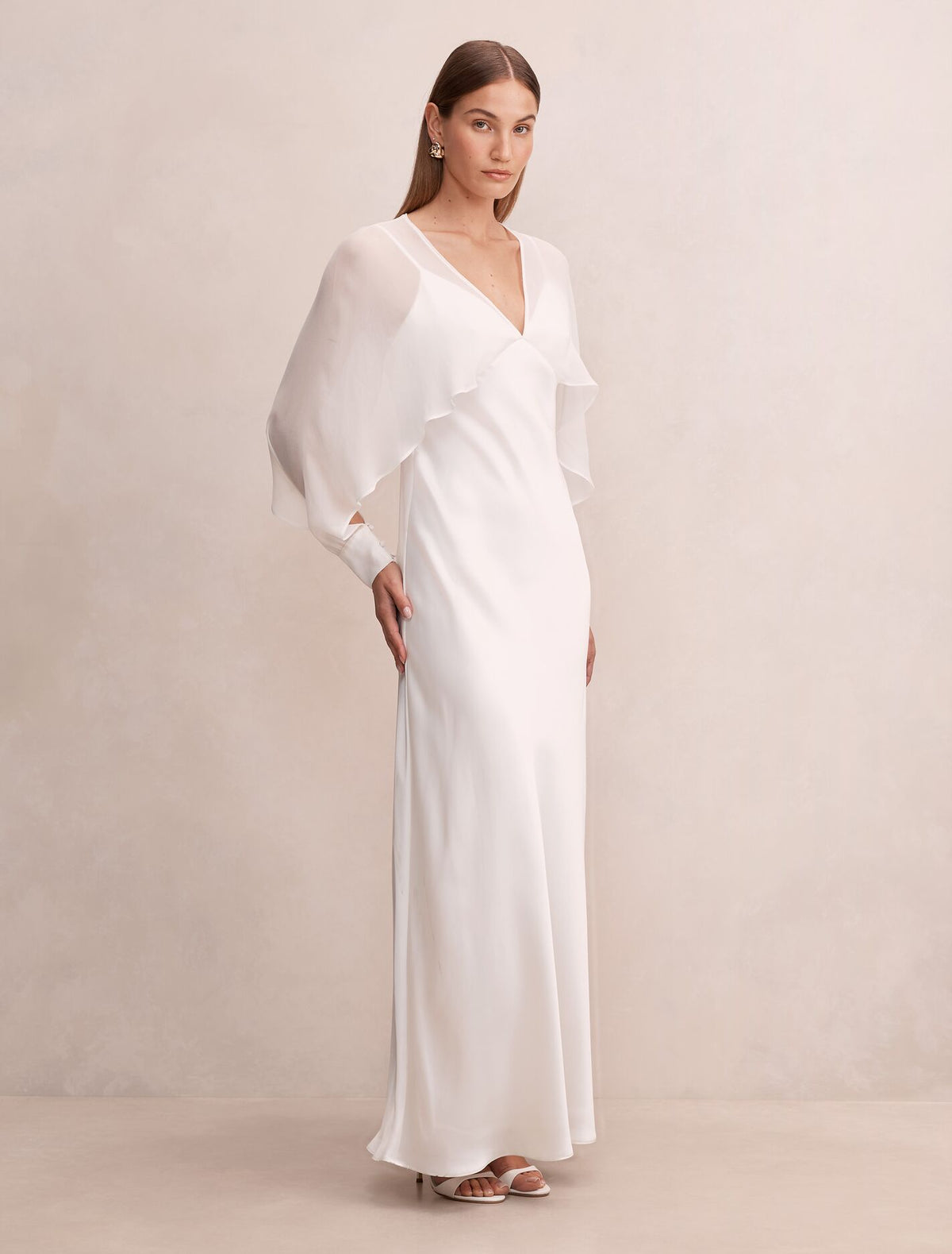 Electra Sleeve Cape Maxi Dress Forever New