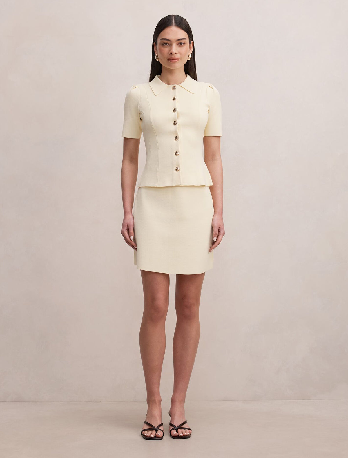 Esther Knitted Mini Skirt Forever New