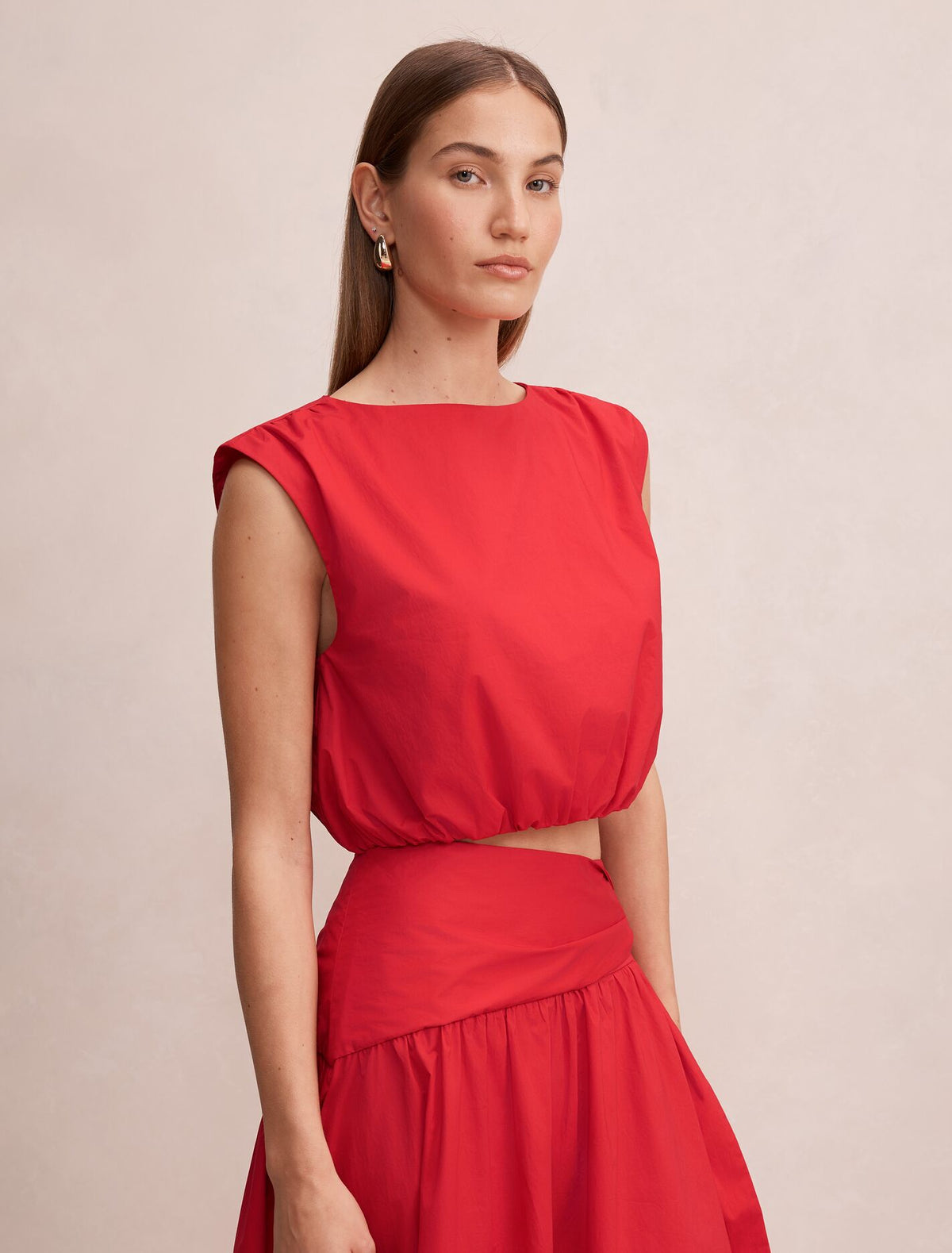 Daisy Gathered Waist Top Forever New