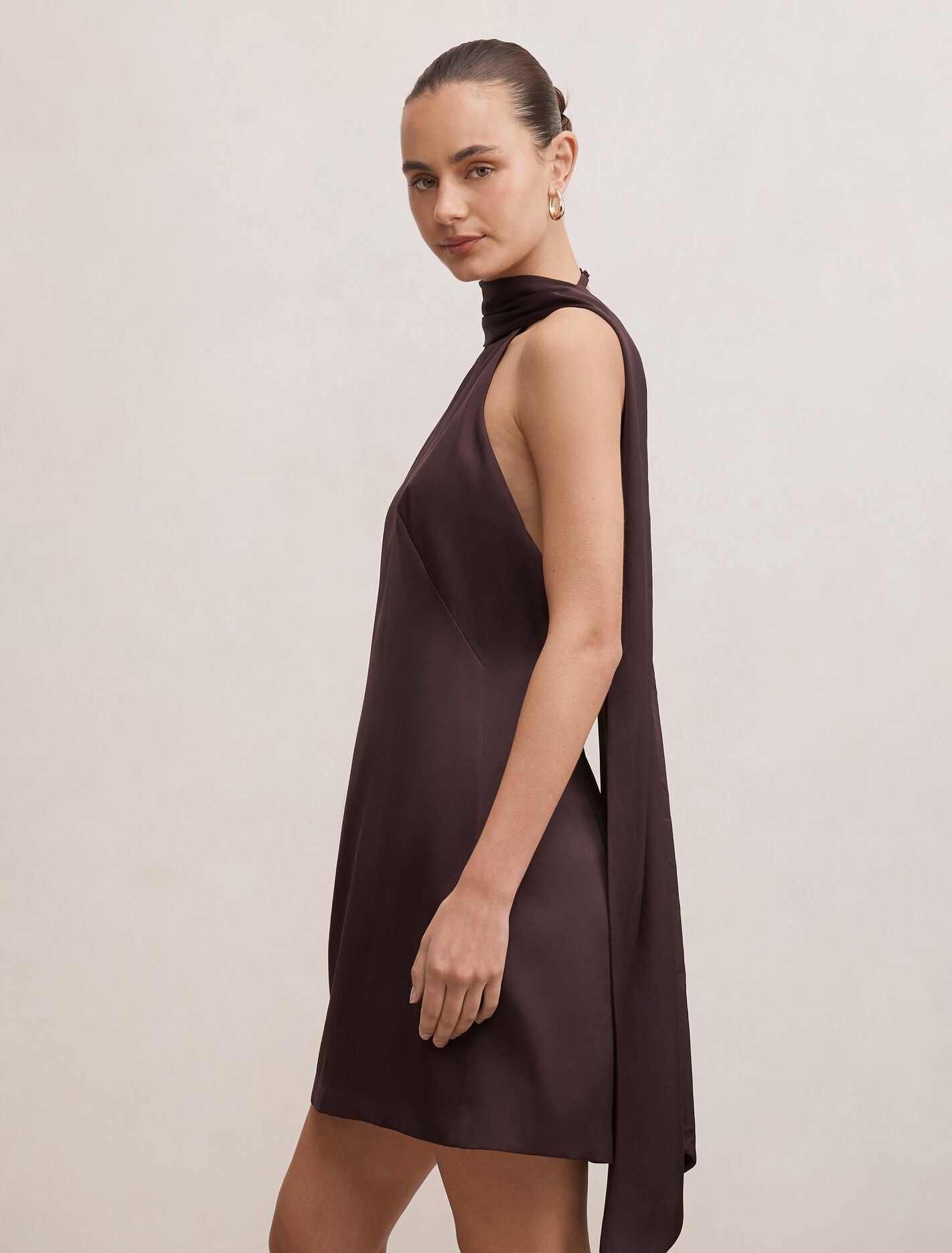 Rowena Mini Scarf Dress Forever New