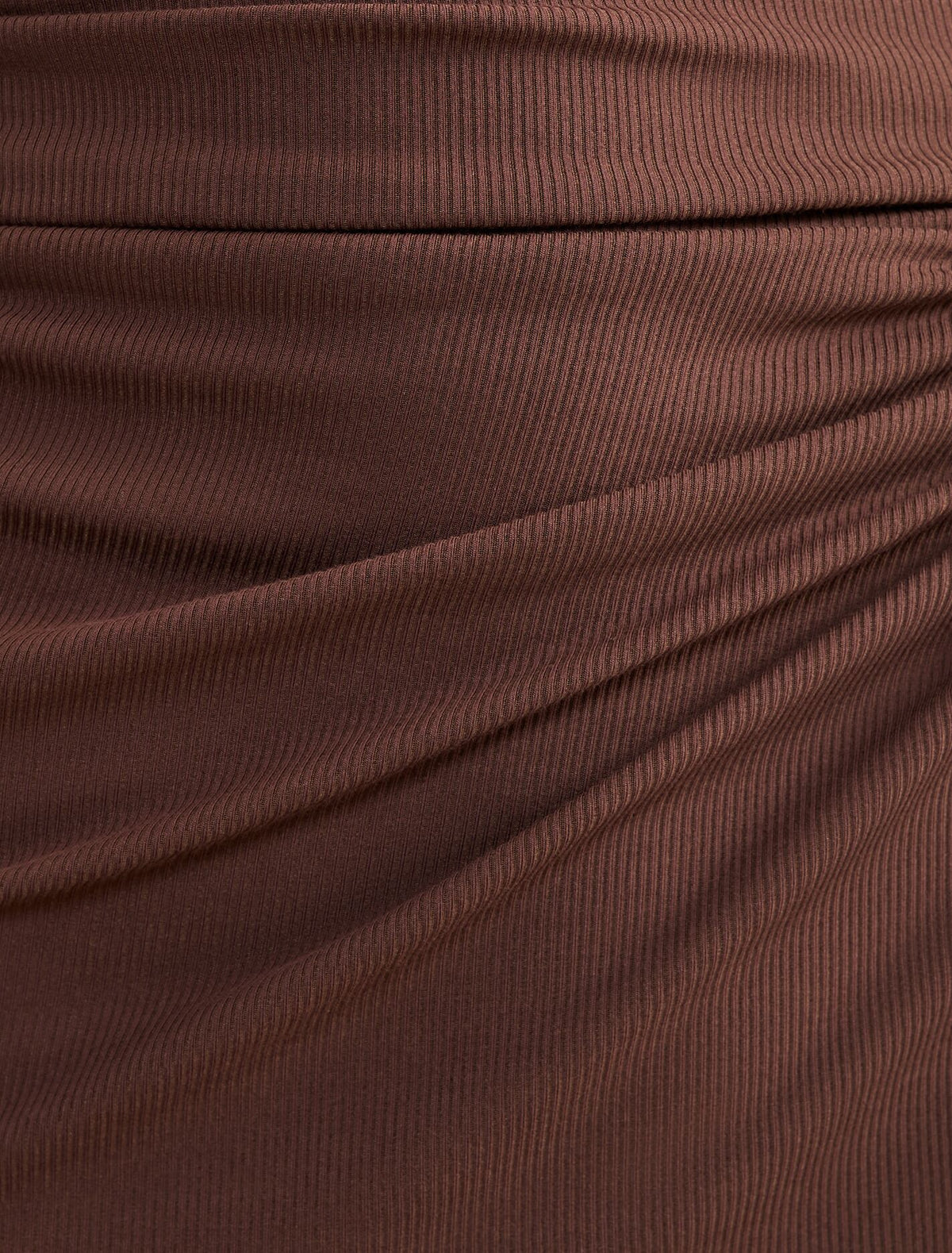 Noa Halter Draped Ribbed Midi Dress Forever New