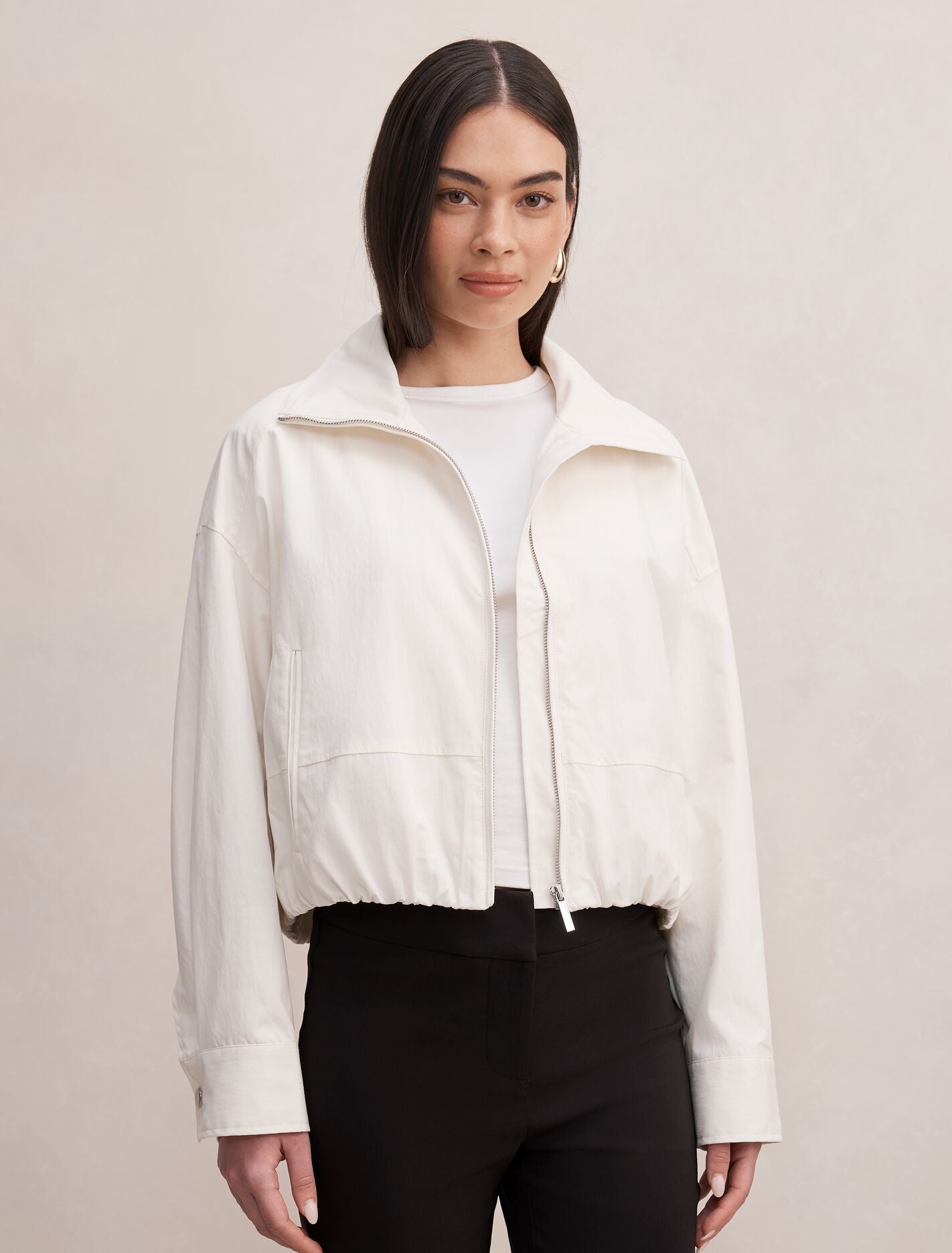 Brooke Funnel Neck Jacket Forever New