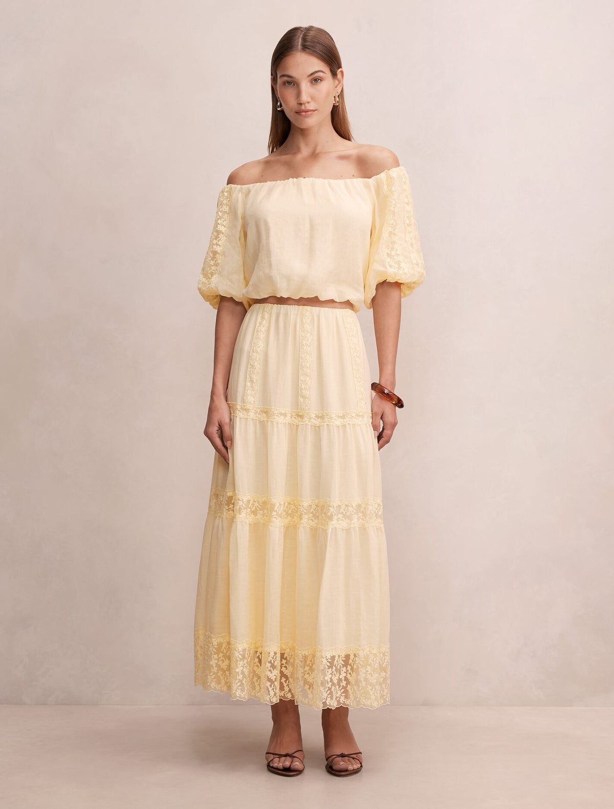 Naomi Off Shoulder Bubble Top