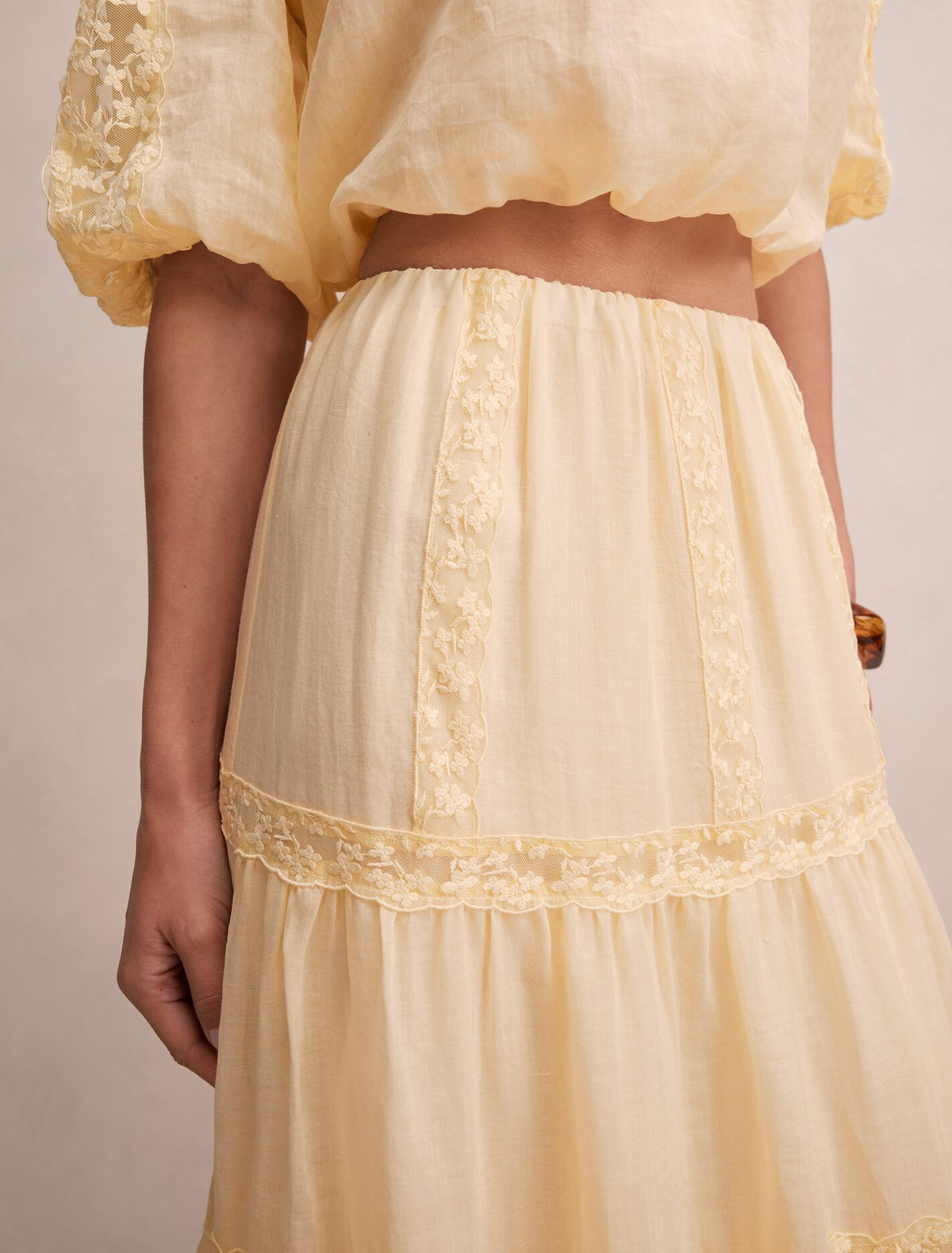 Naomi Elastic Maxi Skirt