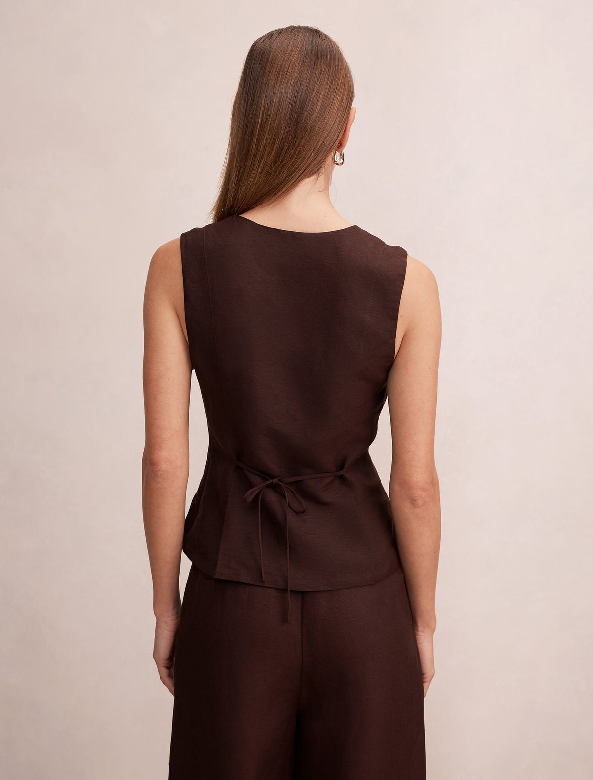Portia Pleated Linen Top Forever New