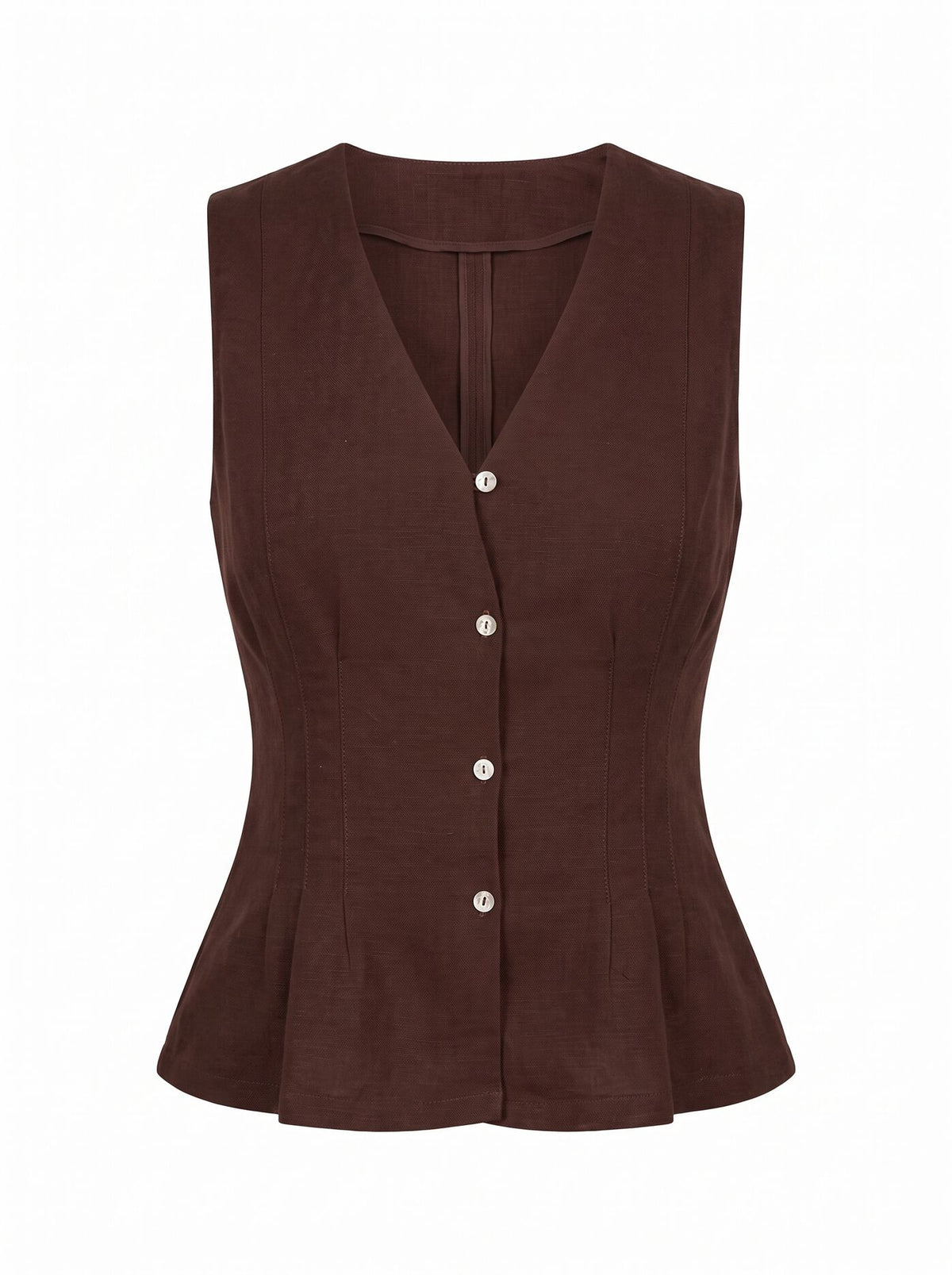 Portia Pleated Linen Top Forever New