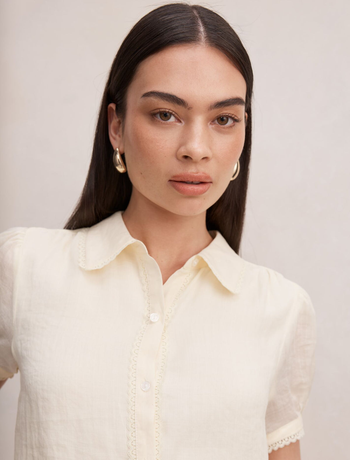 Posie Lace Detail Blouse Forever New
