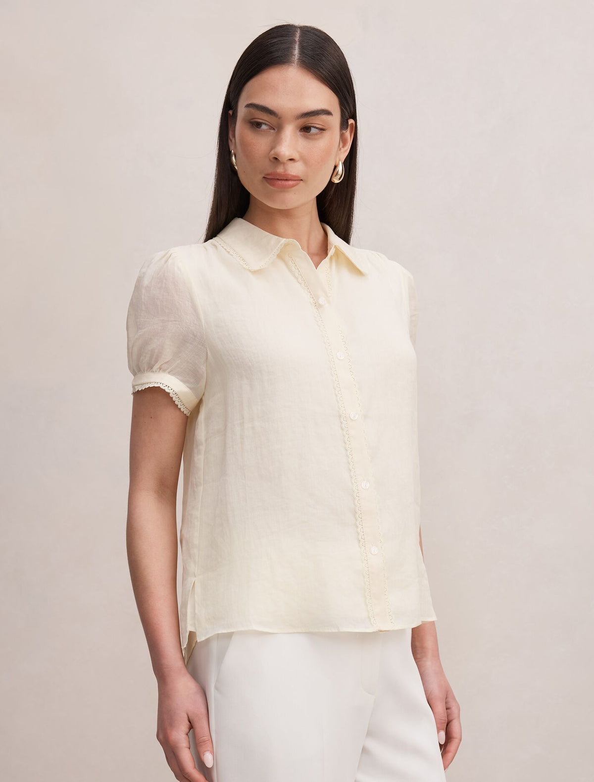 Posie Lace Detail Blouse Forever New