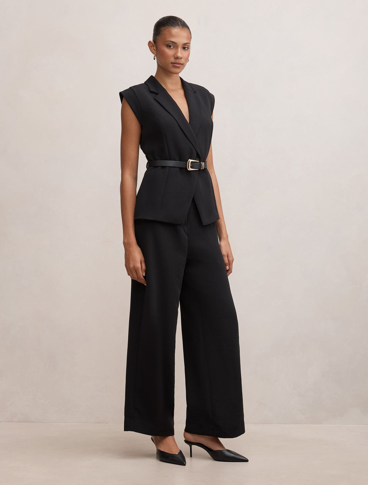 Ayla Tailored Belted Jumpsuit Forever New